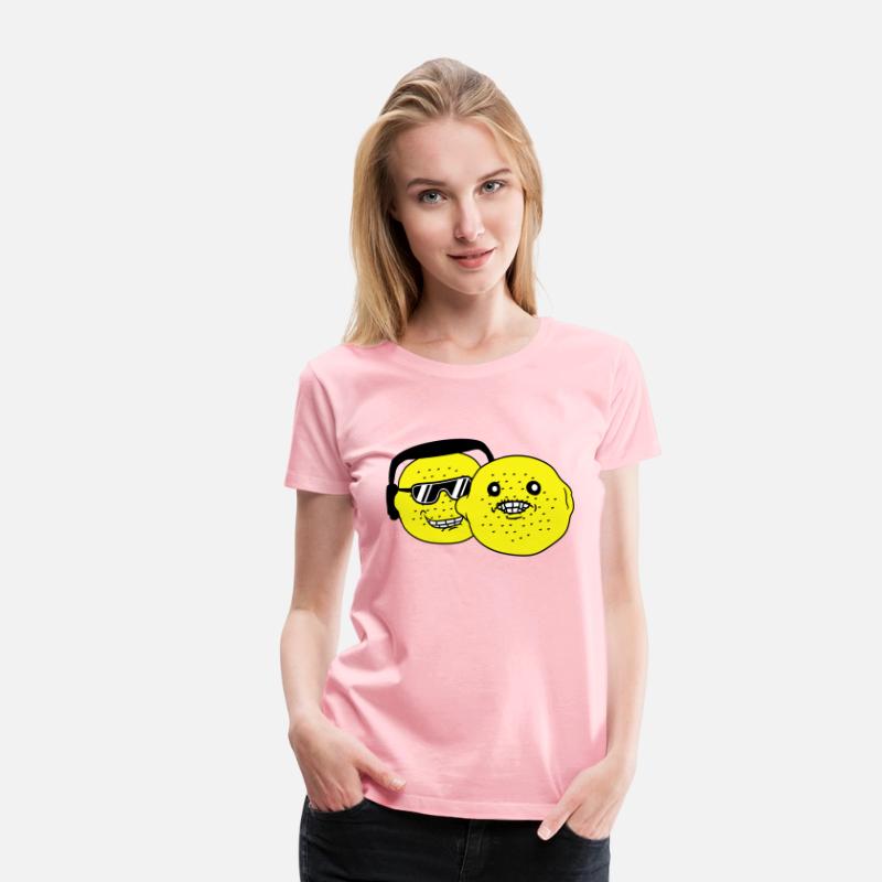 Funny 2 DJ Citrus Fruit Two Lemon Friends Team Fun