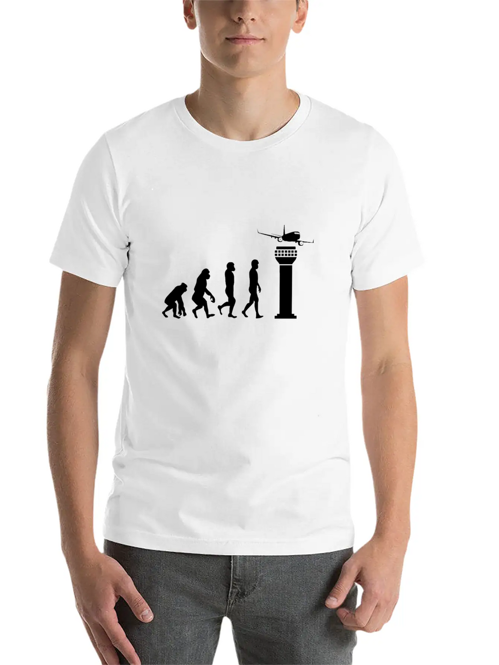 Funny ATC Air Traffic Controller Human Mankind Unisex Casual T-Shirt – Clean Design For Daily Comfort