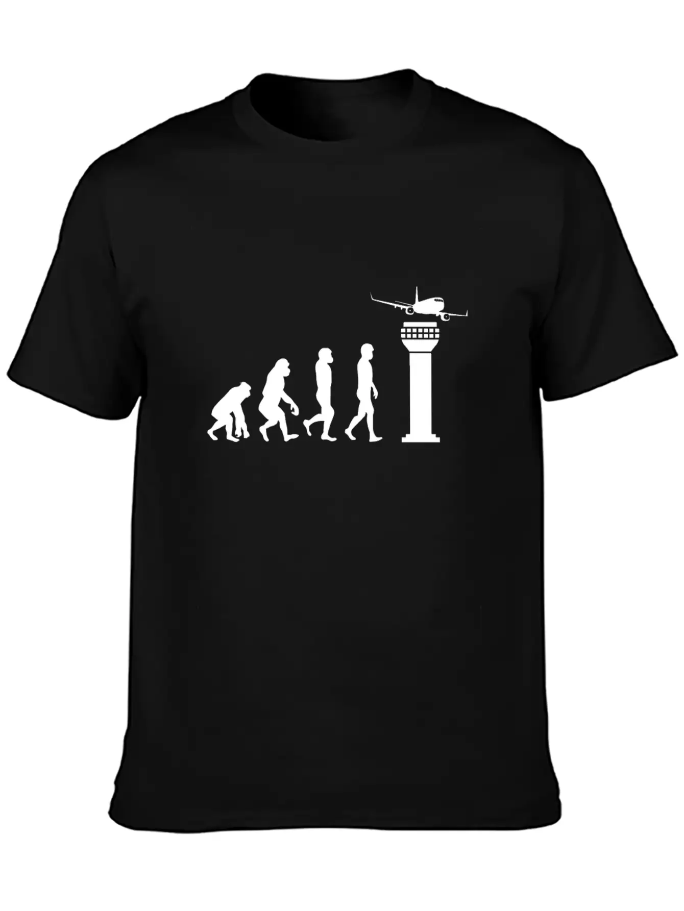 Funny ATC Air Traffic Controller Human Mankind Unisex Casual T-Shirt – Clean Design For Daily Comfort