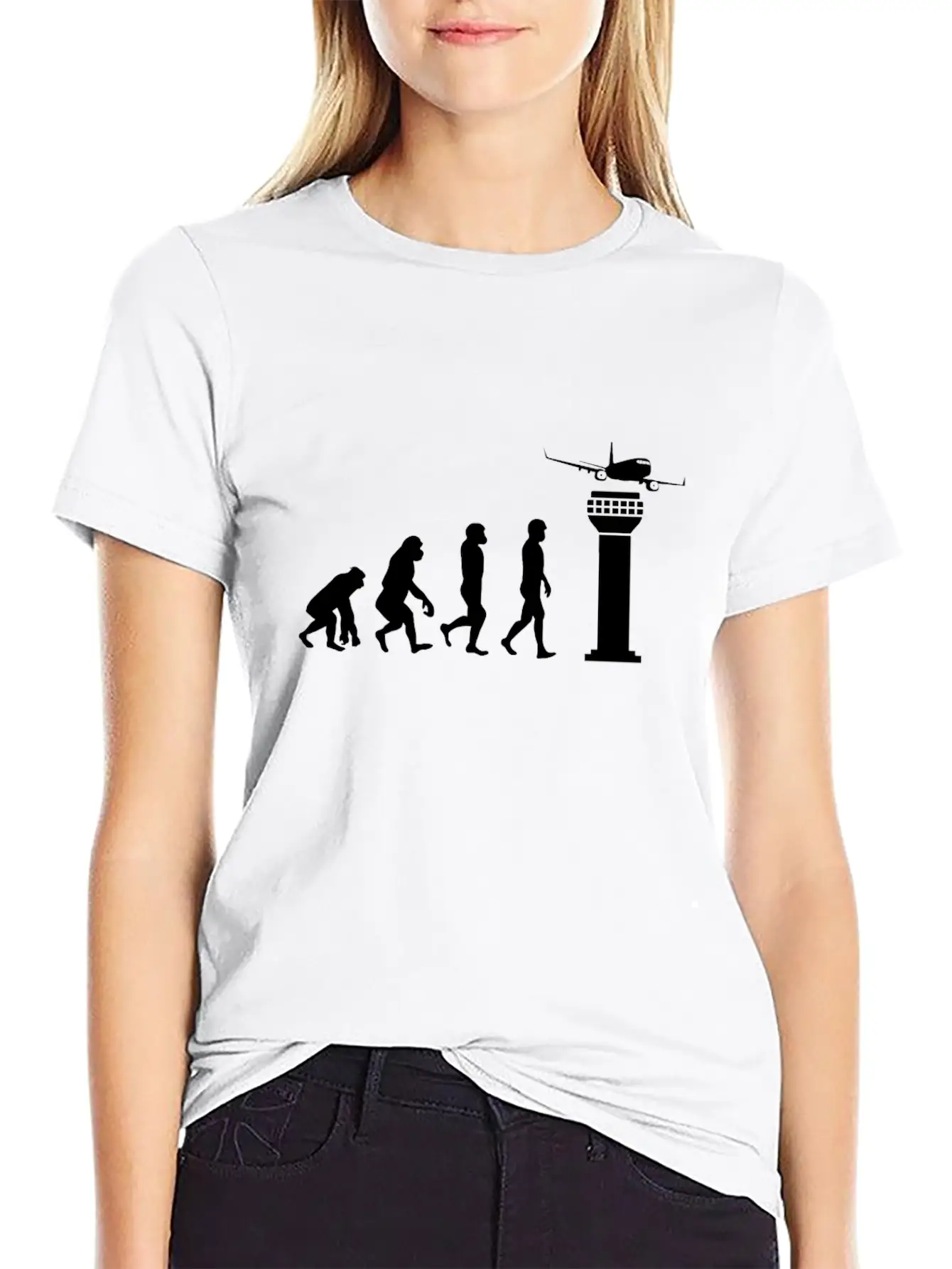 Funny ATC Air Traffic Controller Human Mankind Unisex Casual T-Shirt – Clean Design For Daily Comfort