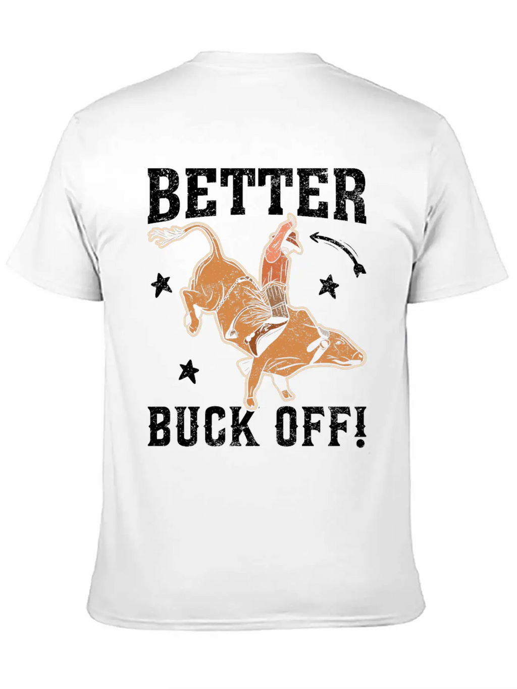 Funny Bull Rider Bull Riding Cowboy Casual Graphic T-Shirt – Simple And Comfortable Daily Wear
