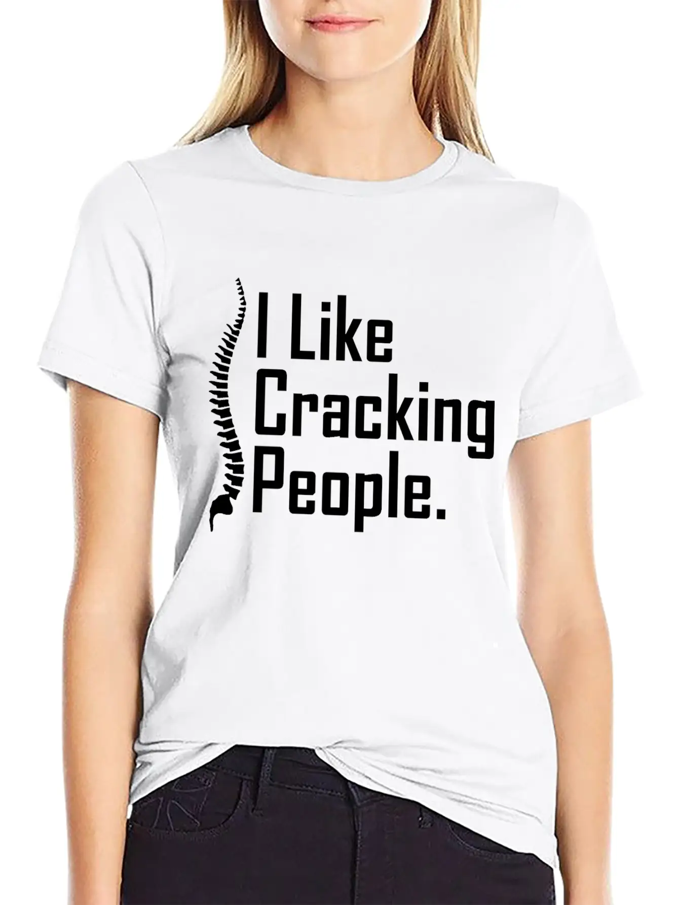 Funny Chiropractor Joke Unisex Casual T-Shirt – Clean Design For Daily Comfort