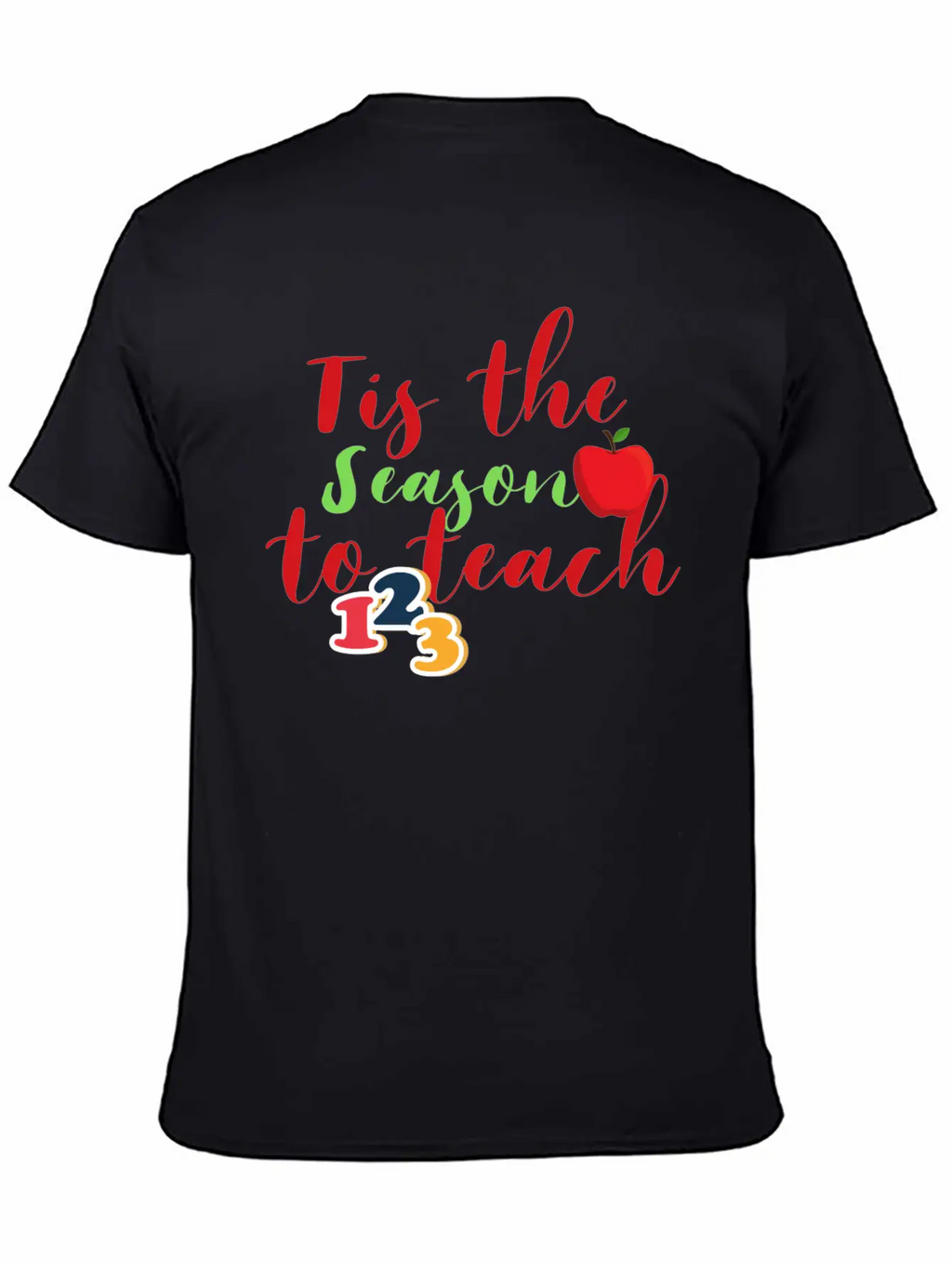 Funny Christmas Teacher Tis The Season To Teach Essential Cotton Tee For Daily Outfits – Unisex Style