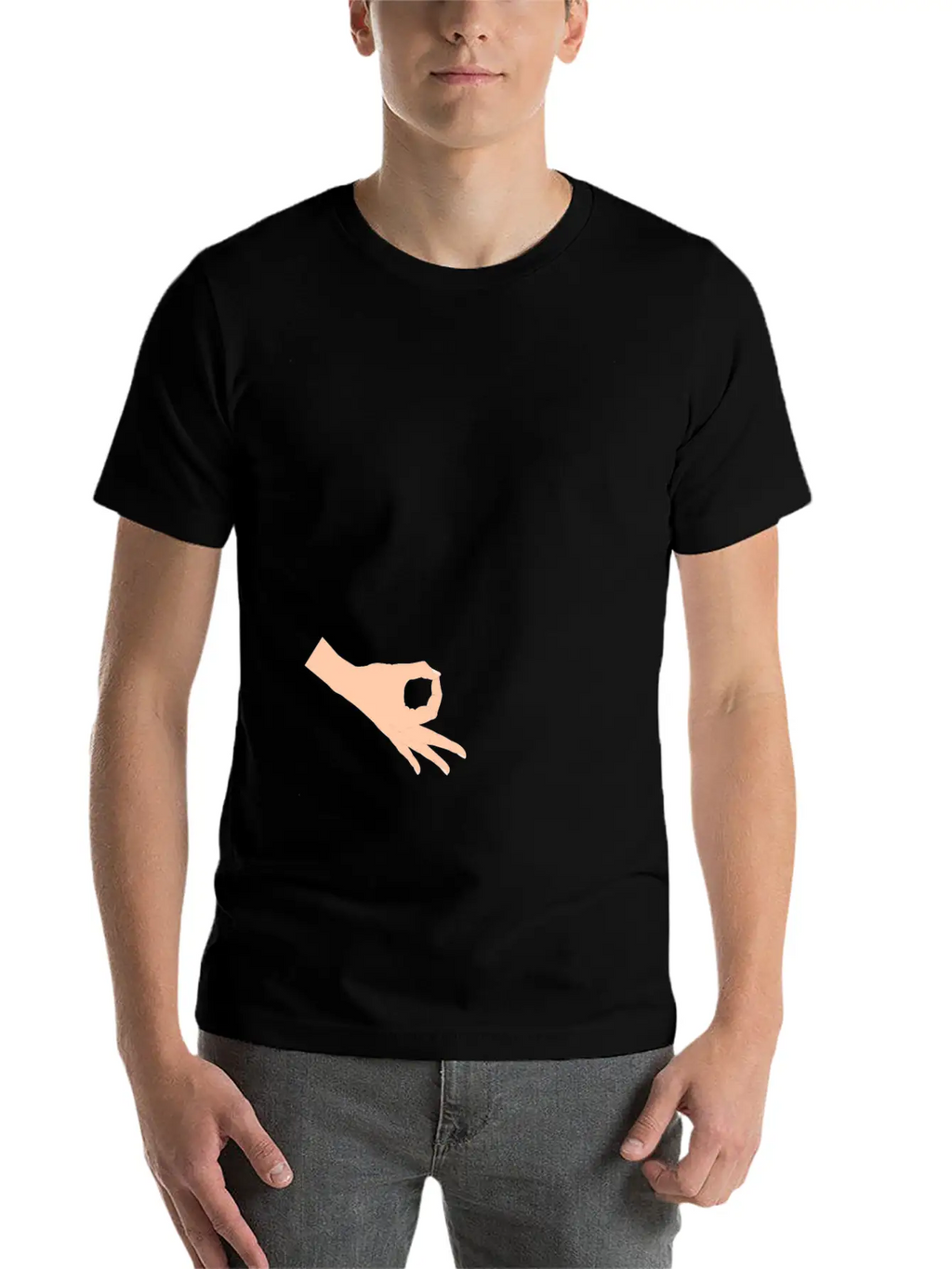 Funny Circle Game Product Gift 3 Finger Ring Game Unisex Short Sleeve Soft Cotton T-Shirt – Casual Everyday Wear