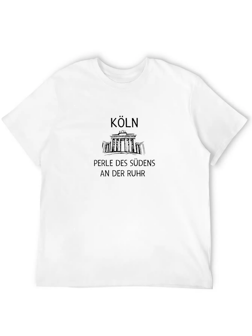 Funny Cologne Shirt Pearl Of The South On The Ruhr Unisex Casual T-Shirt – Clean Design For Daily Comfort