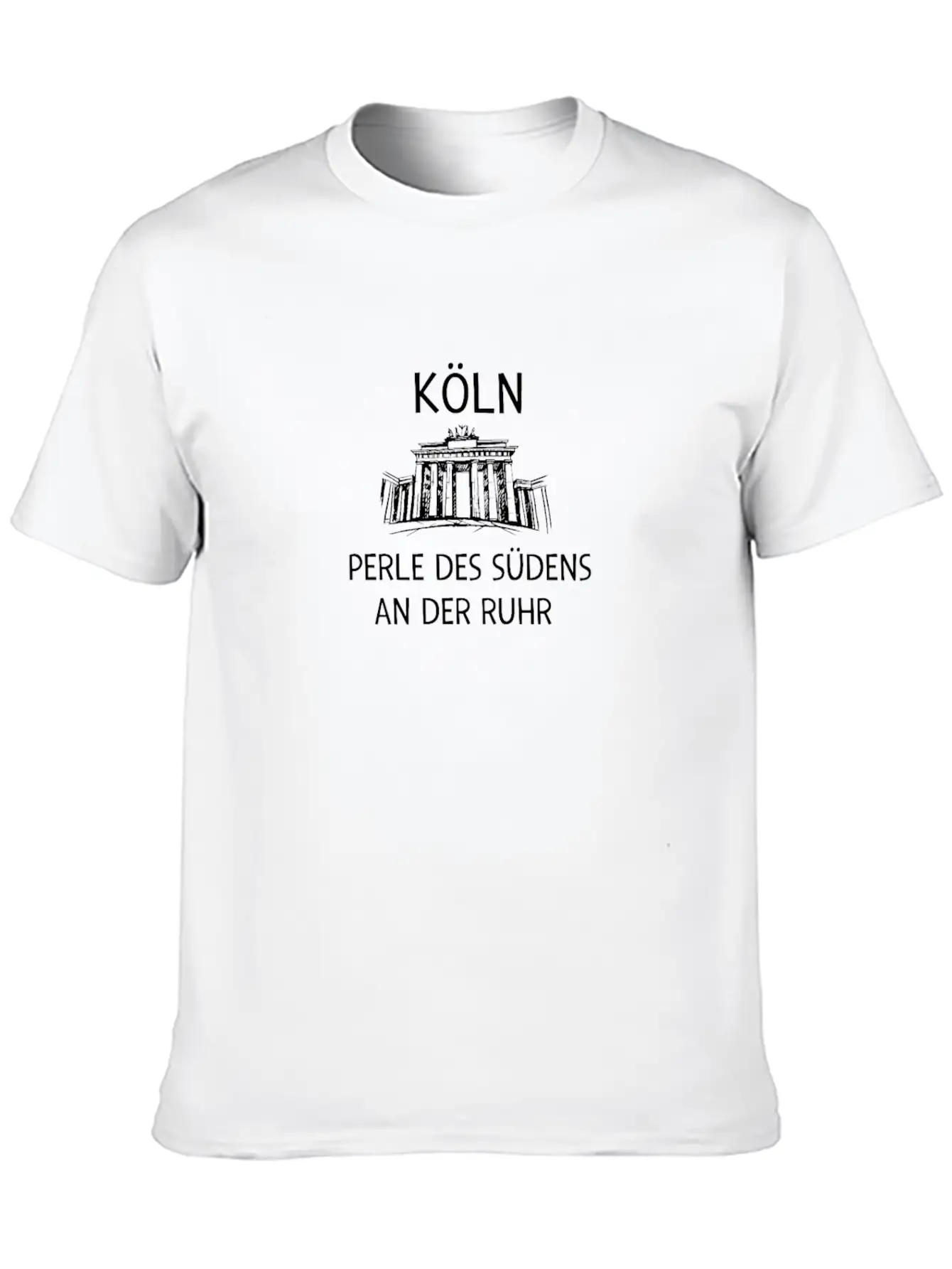 Funny Cologne Shirt Pearl Of The South On The Ruhr Unisex Casual T-Shirt – Clean Design For Daily Comfort