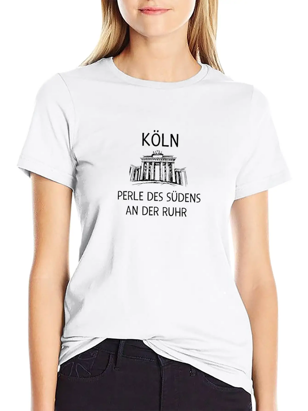 Funny Cologne Shirt Pearl Of The South On The Ruhr Unisex Casual T-Shirt – Clean Design For Daily Comfort
