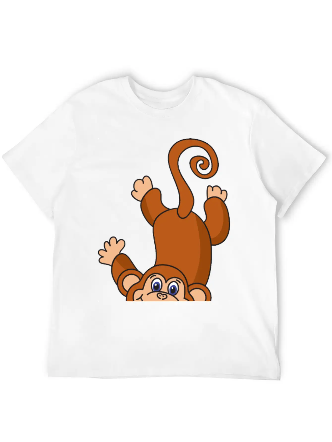 Funny Cool Cute Monkey Ape Casual Graphic T-Shirt – Simple And Comfortable Daily Wear
