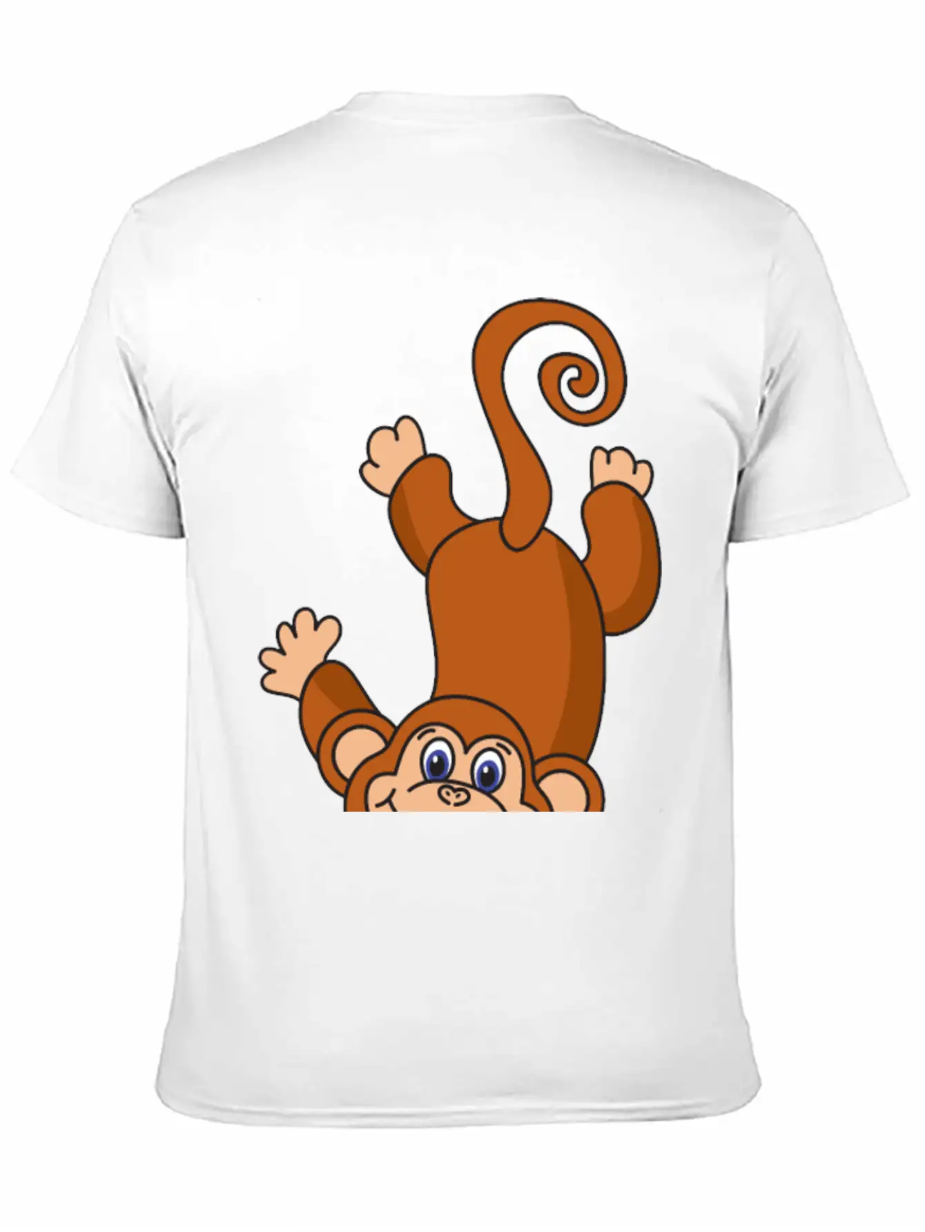 Funny Cool Cute Monkey Ape Casual Graphic T-Shirt – Simple And Comfortable Daily Wear
