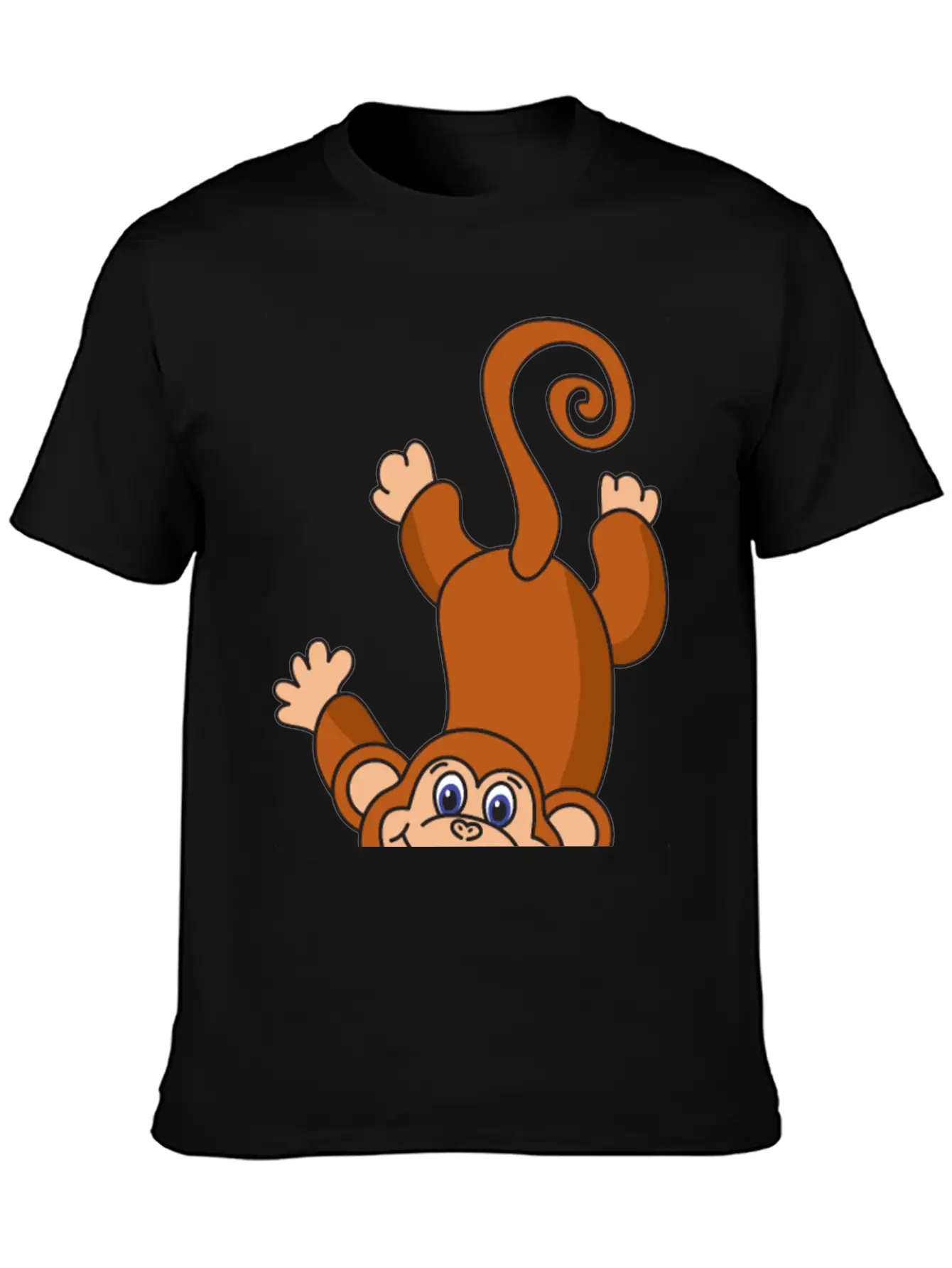 Funny Cool Cute Monkey Ape Casual Graphic T-Shirt – Simple And Comfortable Daily Wear