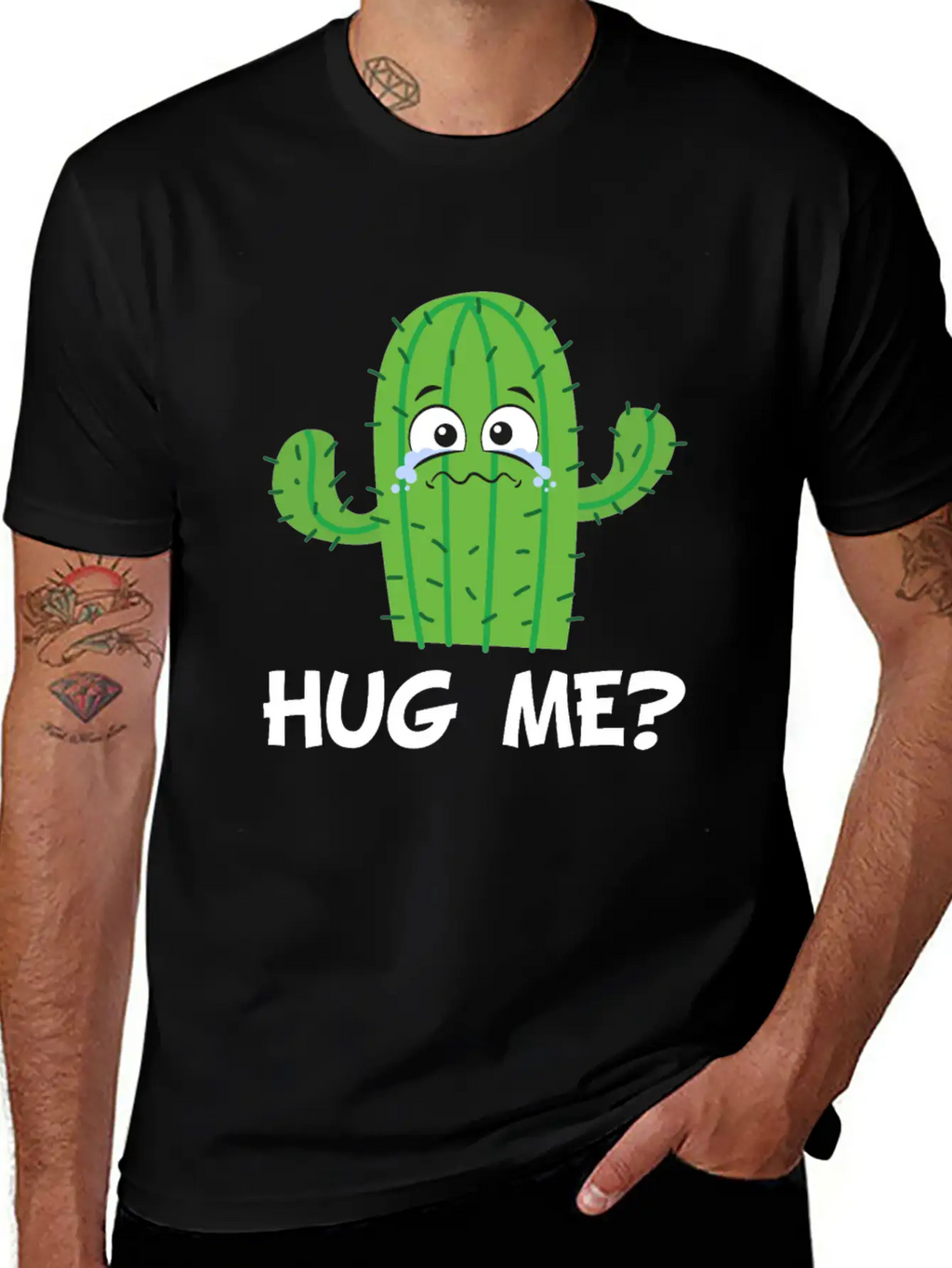 Funny Cute Cactus Classic Fit Graphic Tee For Daily Comfort – Unisex Cotton Shirt