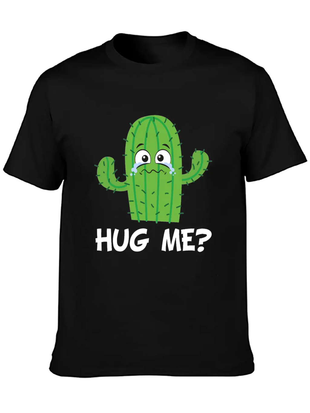 Funny Cute Cactus Classic Fit Graphic Tee For Daily Comfort – Unisex Cotton Shirt