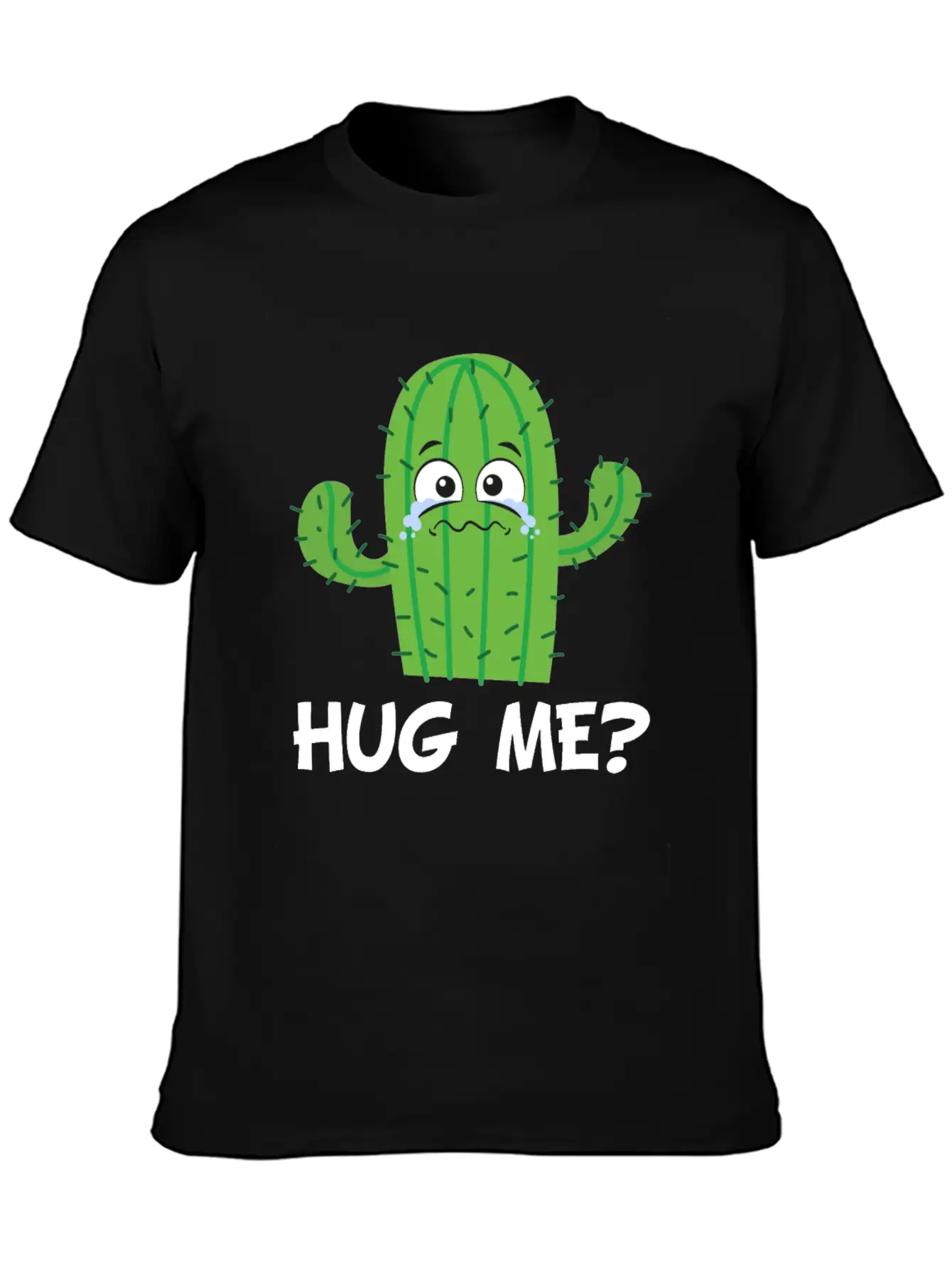 Funny Cute Cactus Classic Fit Graphic Tee For Daily Comfort – Unisex Cotton Shirt