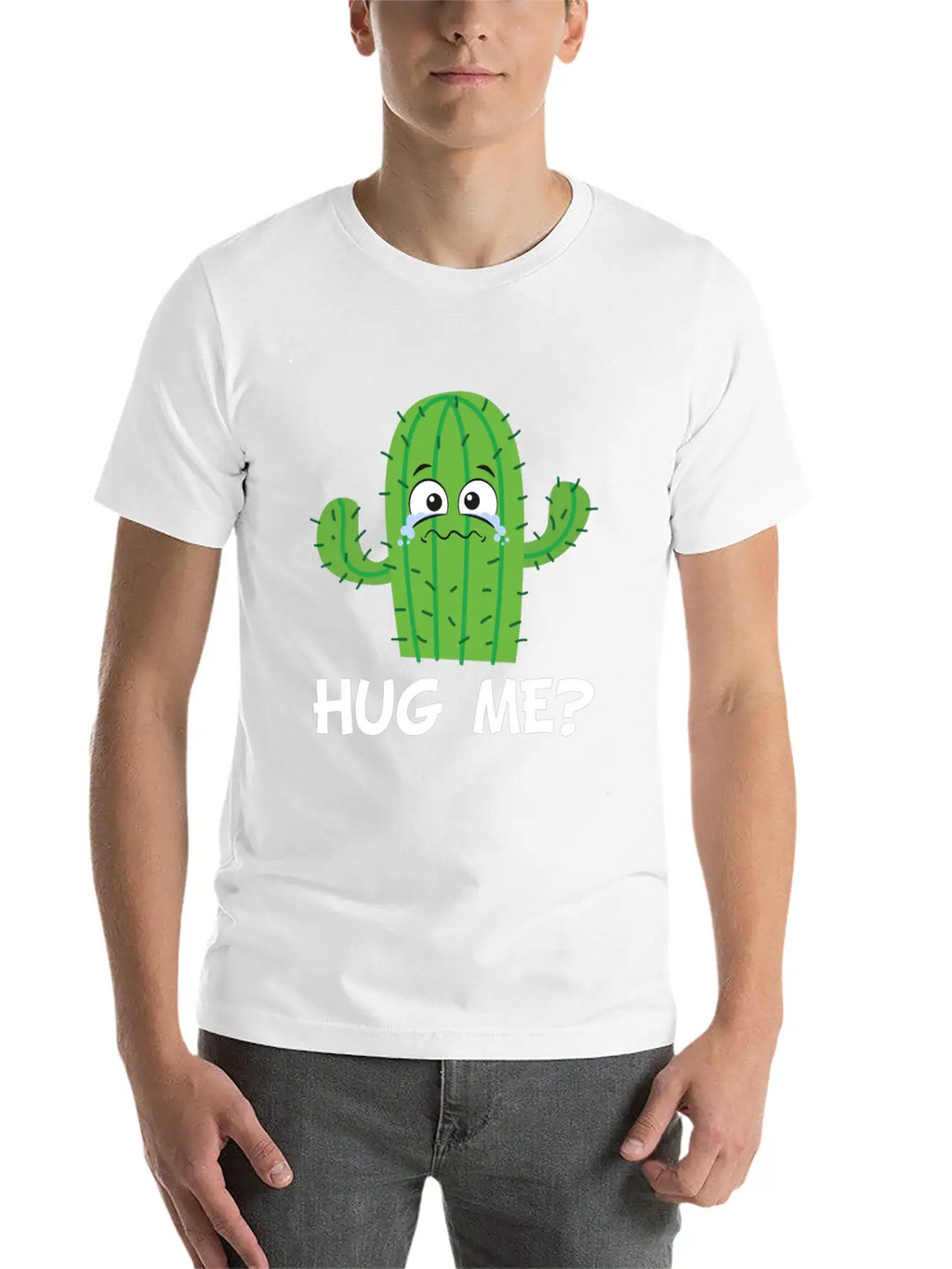 Funny Cute Cactus Classic Fit Graphic Tee For Daily Comfort – Unisex Cotton Shirt
