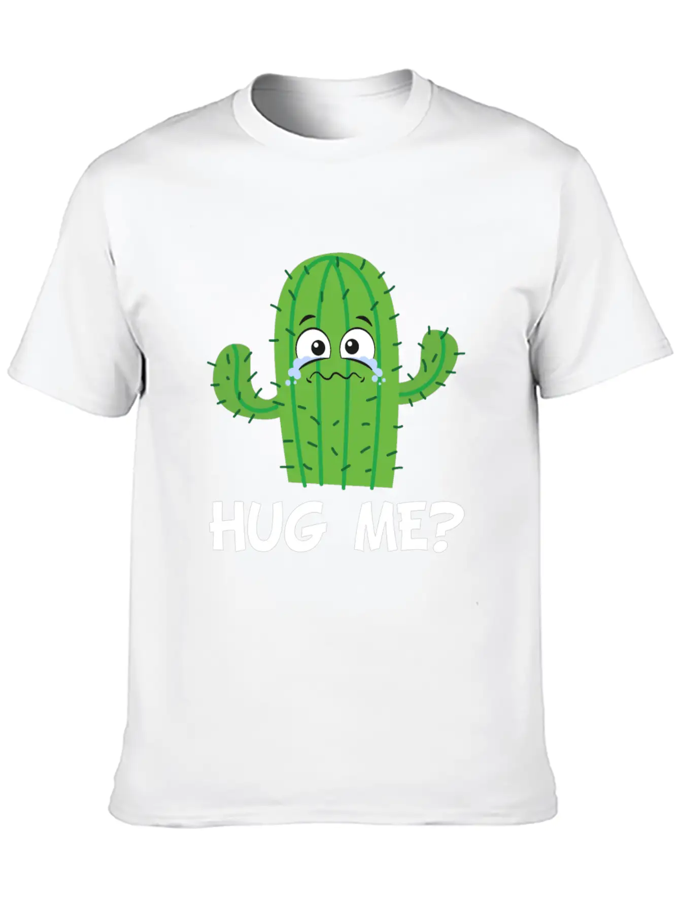 Funny Cute Cactus Classic Fit Graphic Tee For Daily Comfort – Unisex Cotton Shirt