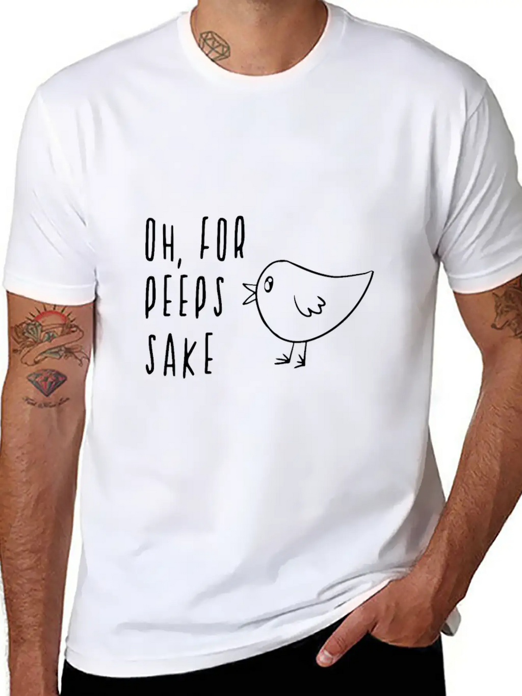 Funny Cute Easter Themed Breathable Soft Cotton T-Shirt – Timeless Casual Look