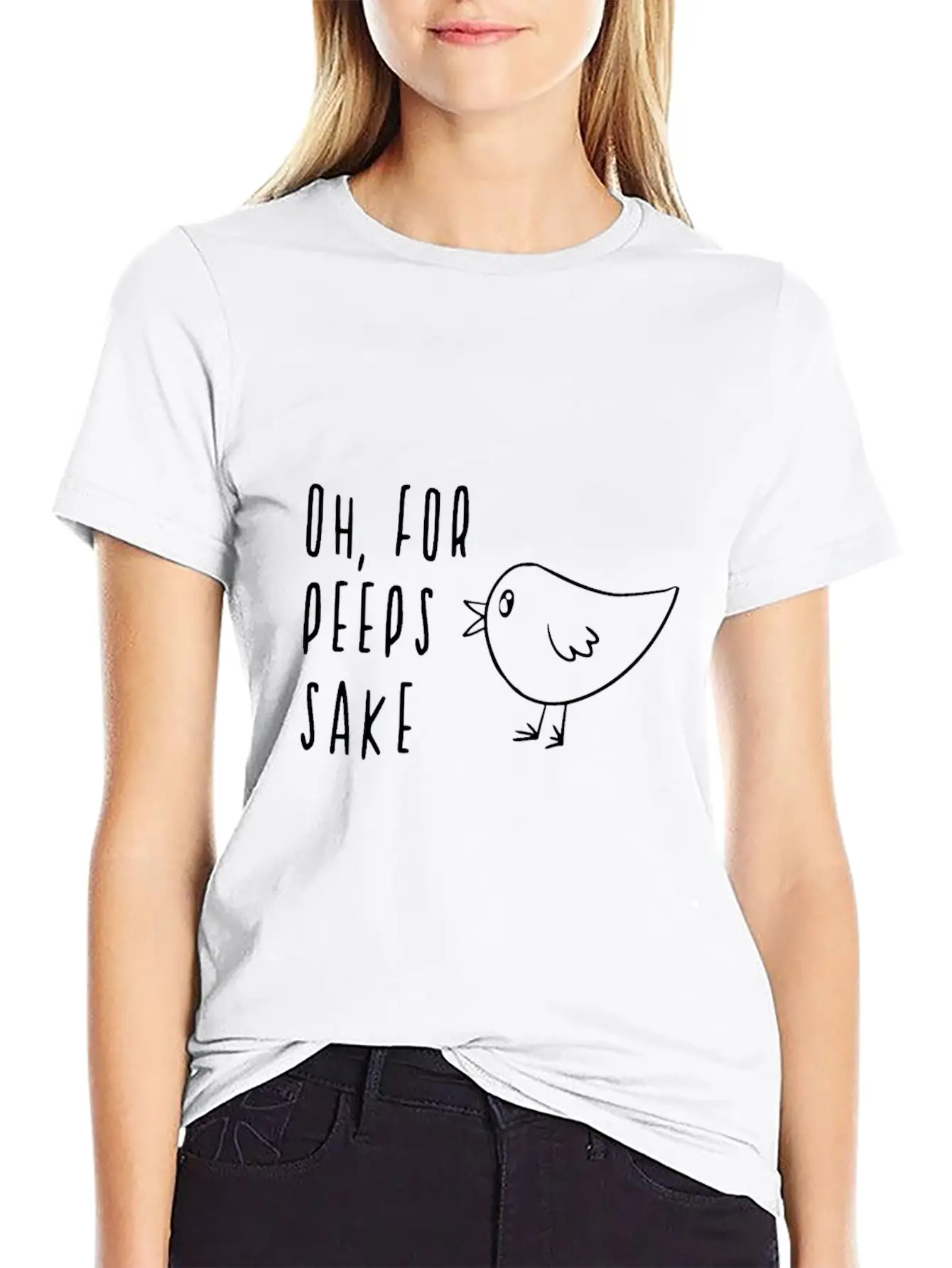 Funny Cute Easter Themed Breathable Soft Cotton T-Shirt – Timeless Casual Look