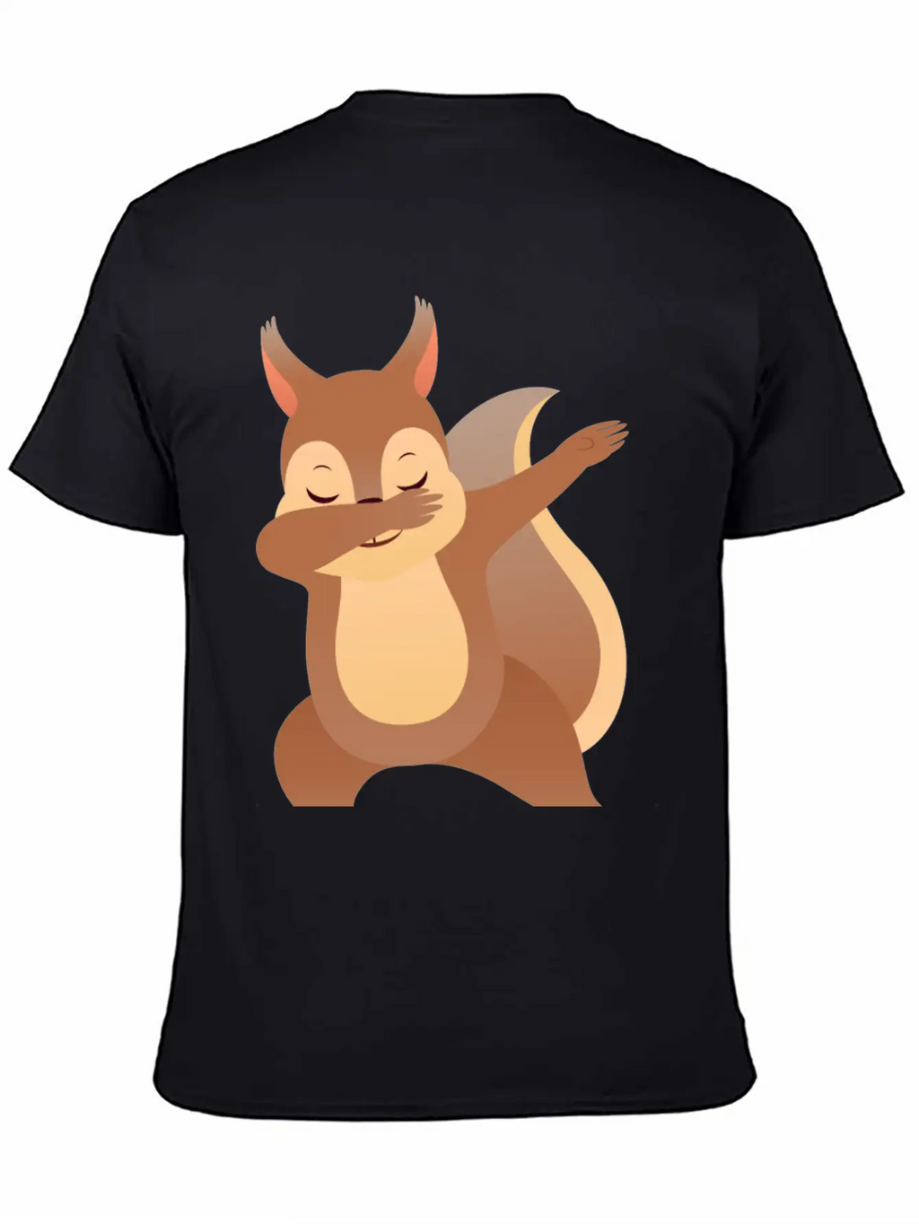 Funny Dabbing Squirrel Gift Design Casual Graphic T-Shirt – Simple And Comfortable Daily Wear