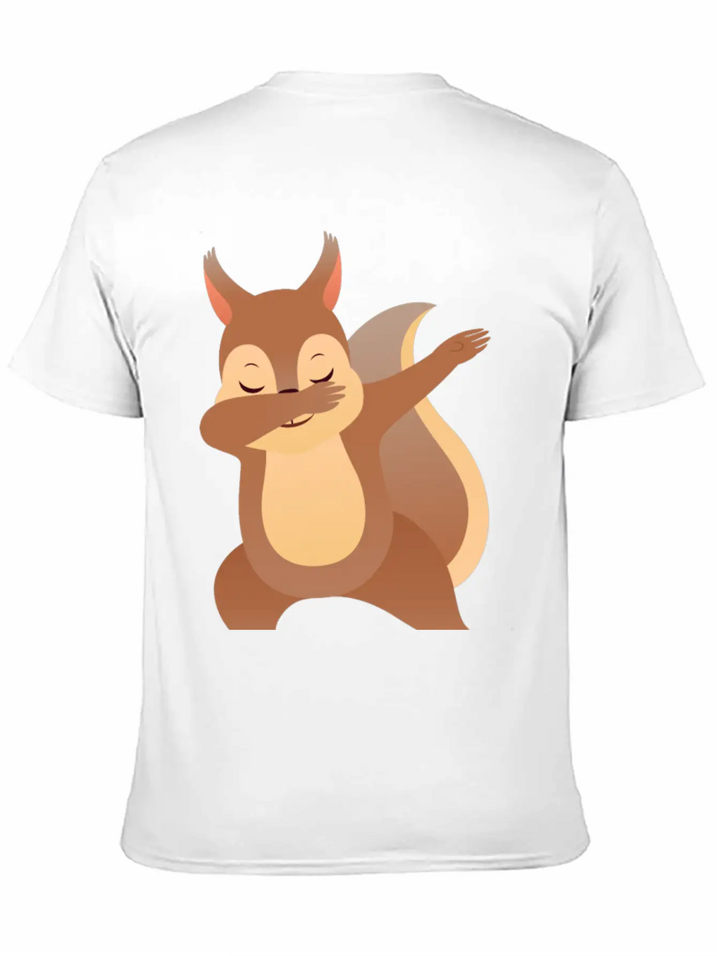 Funny Dabbing Squirrel Gift Design Casual Graphic T-Shirt – Simple And Comfortable Daily Wear