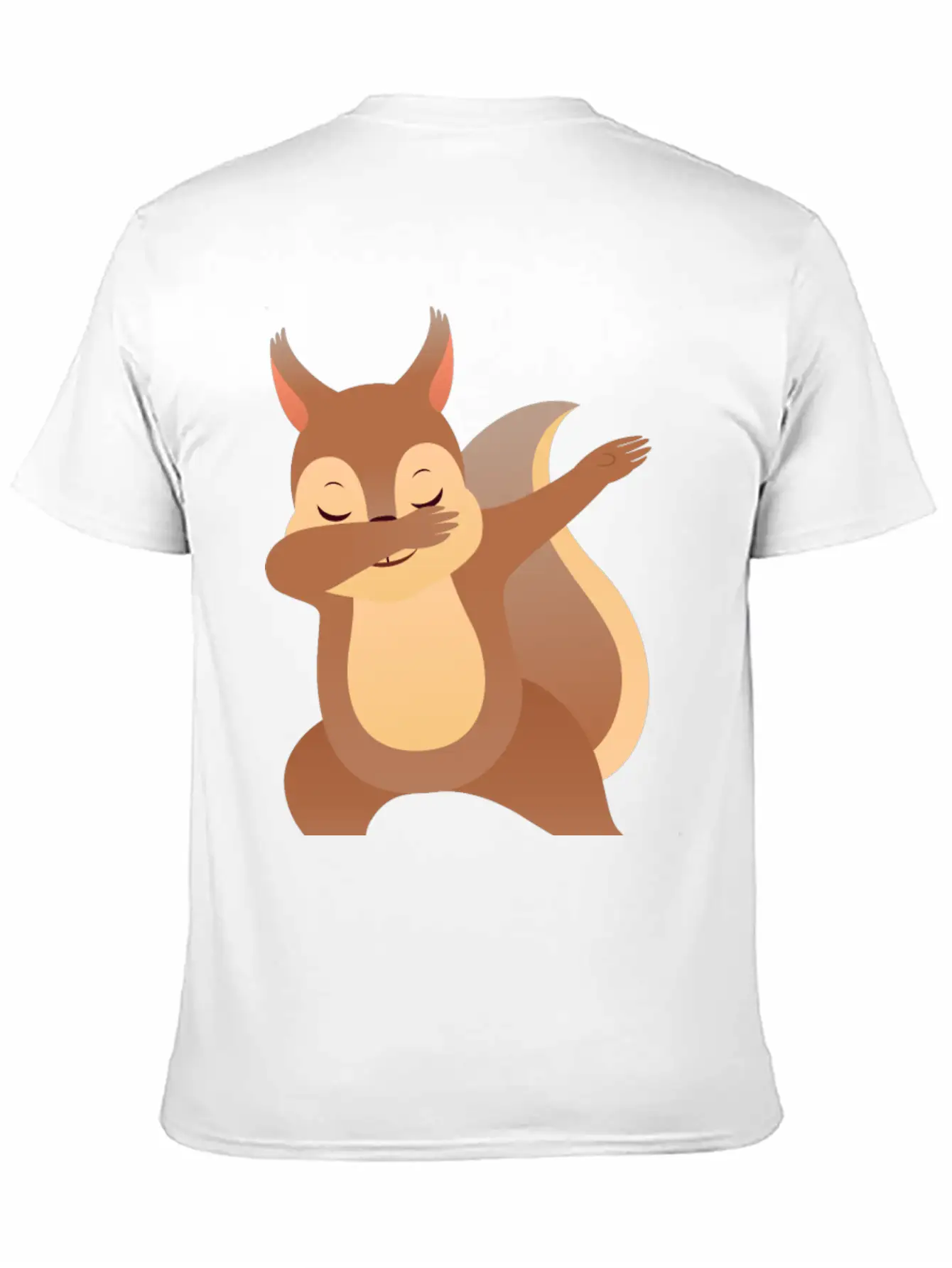Funny Dabbing Squirrel Gift Design Casual Graphic T-Shirt – Simple And Comfortable Daily Wear