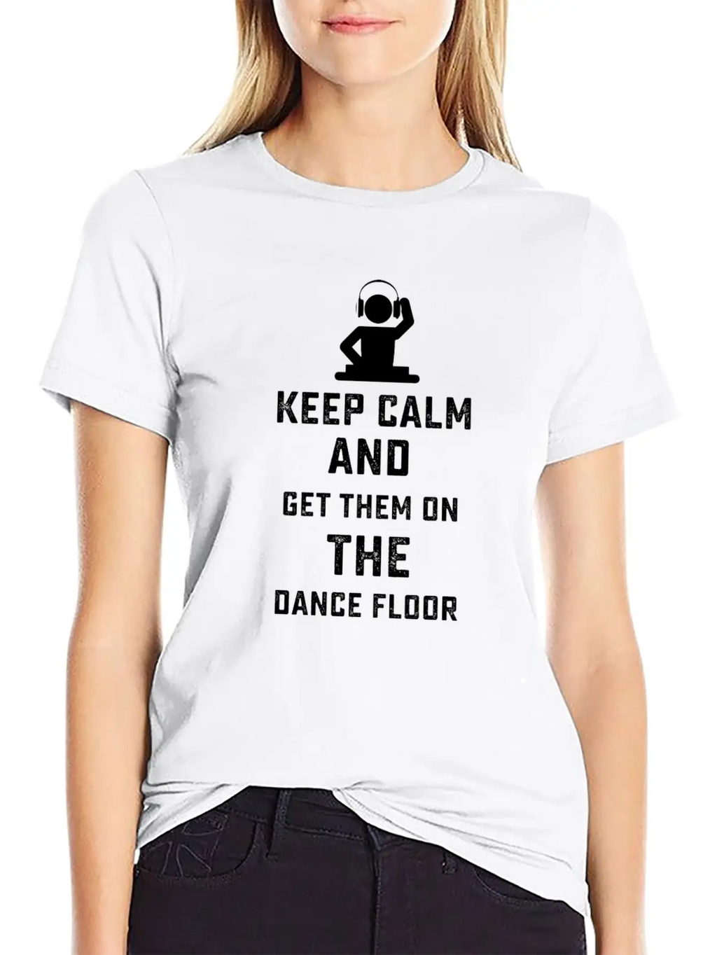 Funny DJ Music Superpower Tshirt Casual Graphic T-Shirt – Simple And Comfortable Daily Wear