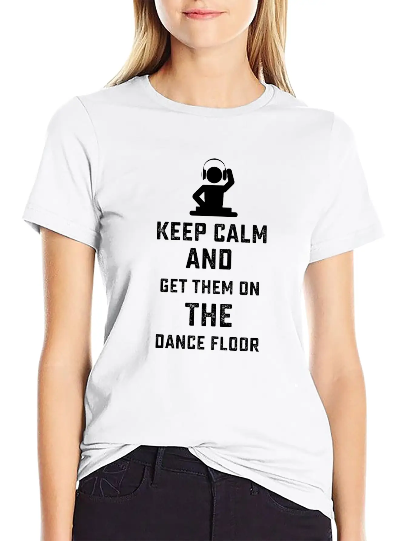 Funny DJ Music Superpower Tshirt Casual Graphic T-Shirt – Simple And Comfortable Daily Wear