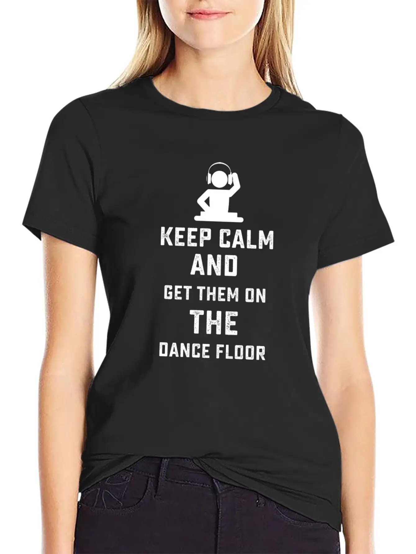 Funny DJ Music Superpower Tshirt Casual Graphic T-Shirt – Simple And Comfortable Daily Wear