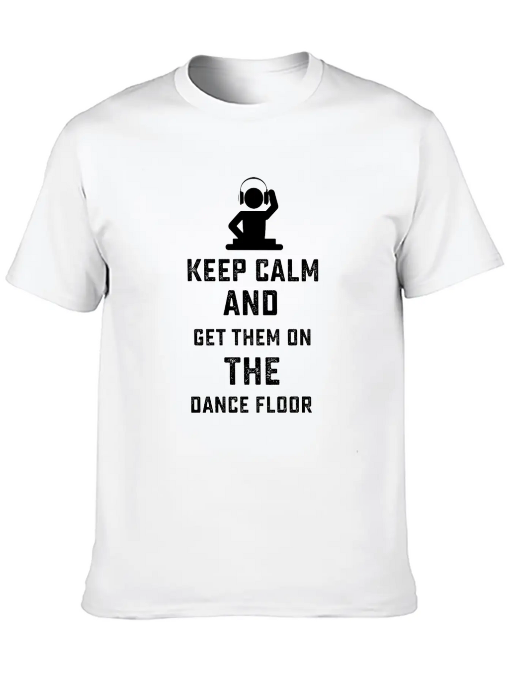 Funny DJ Music Superpower Tshirt Casual Graphic T-Shirt – Simple And Comfortable Daily Wear