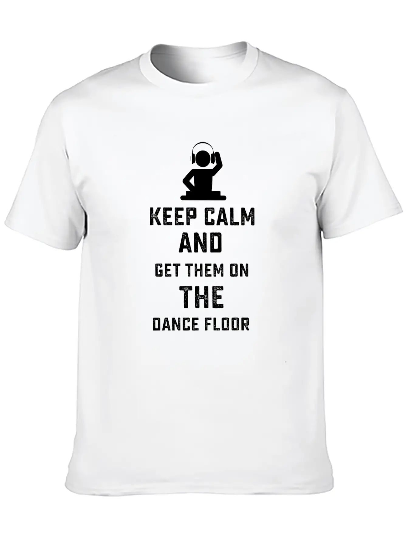 Funny DJ Music Superpower Tshirt Casual Graphic T-Shirt – Simple And Comfortable Daily Wear