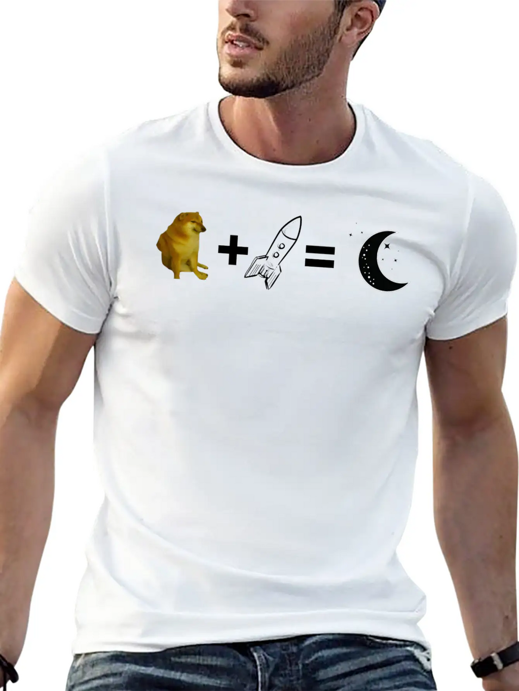 Funny Doge Coin Meme Comic Classic Fit Graphic Tee For Daily Comfort – Unisex Cotton Shirt