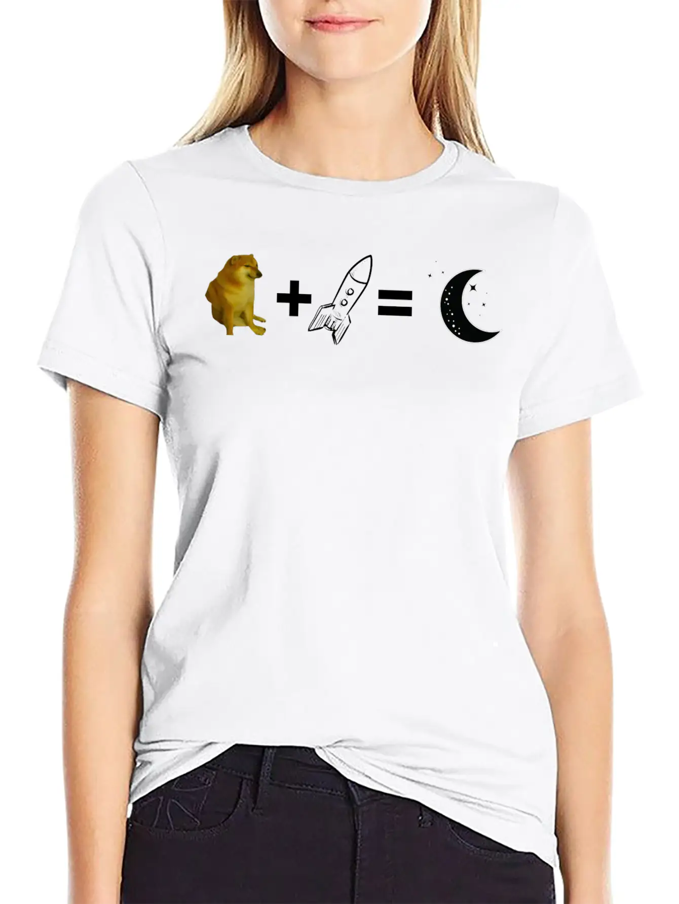 Funny Doge Coin Meme Comic Classic Fit Graphic Tee For Daily Comfort – Unisex Cotton Shirt