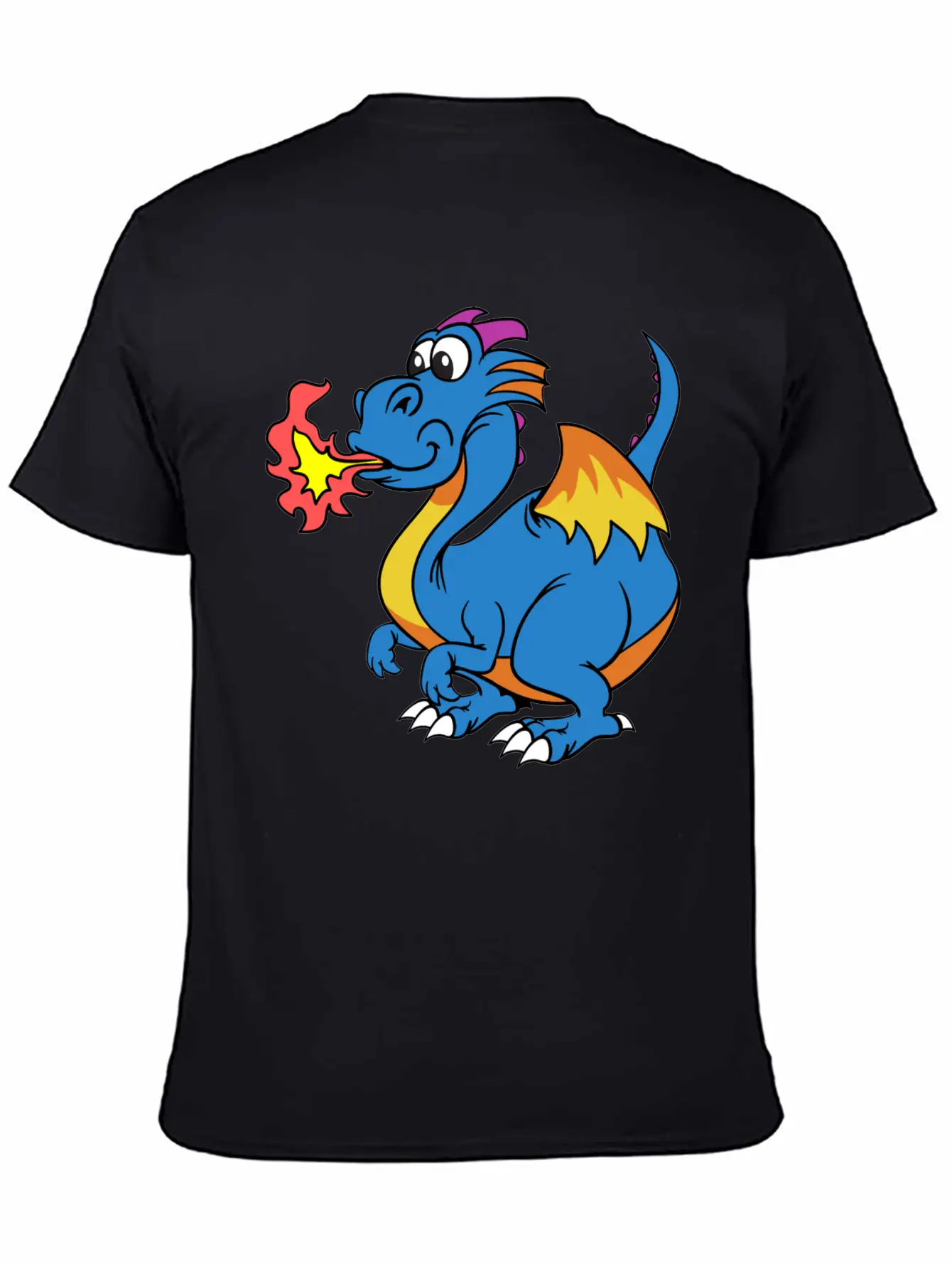 Funny Dragon Unisex Casual T-Shirt – Clean Design For Daily Comfort