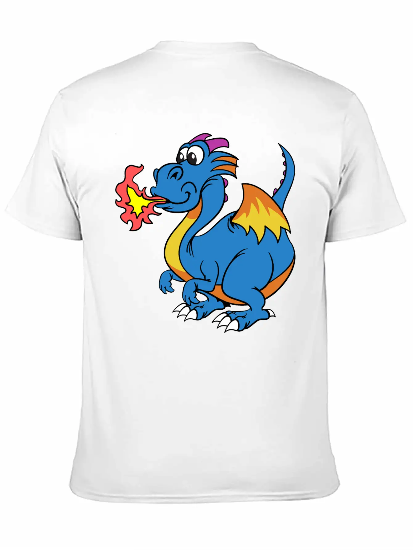 Funny Dragon Unisex Casual T-Shirt – Clean Design For Daily Comfort