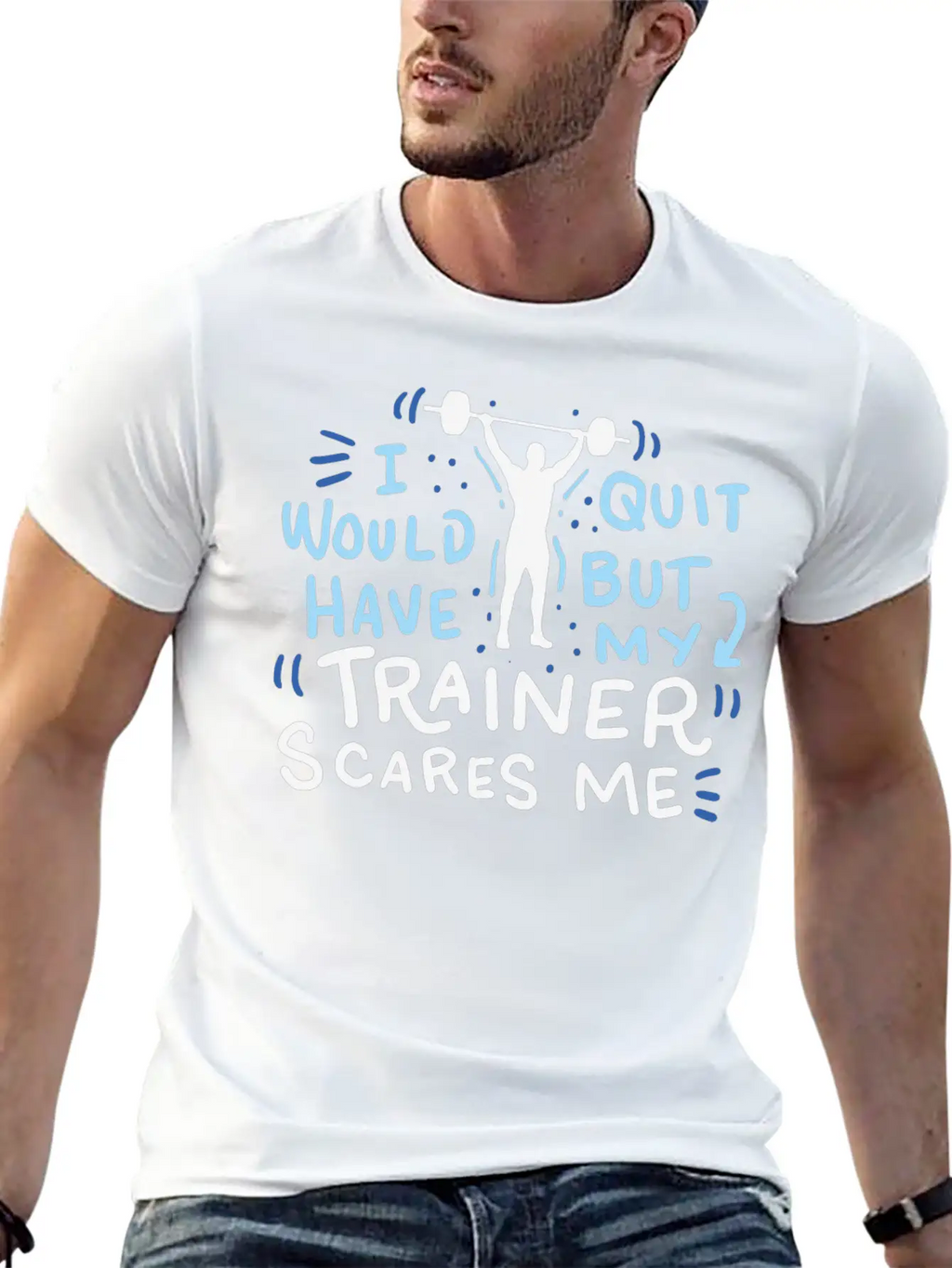 Funny Exercise Gym Workout Personal Trainer Unisex Short Sleeve Soft Cotton T-Shirt – Casual Everyday Wear