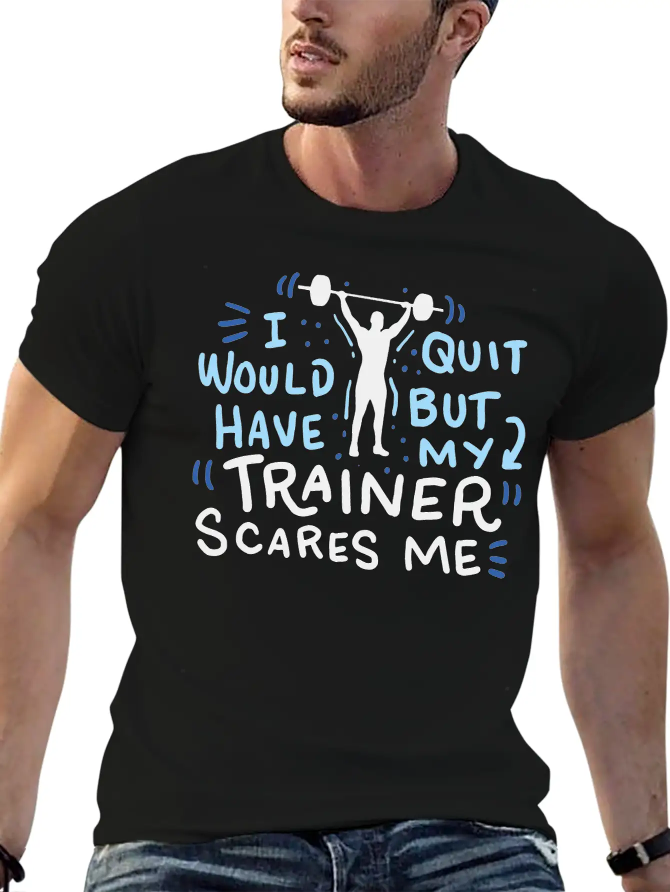 Funny Exercise Gym Workout Personal Trainer Unisex Short Sleeve Soft Cotton T-Shirt – Casual Everyday Wear