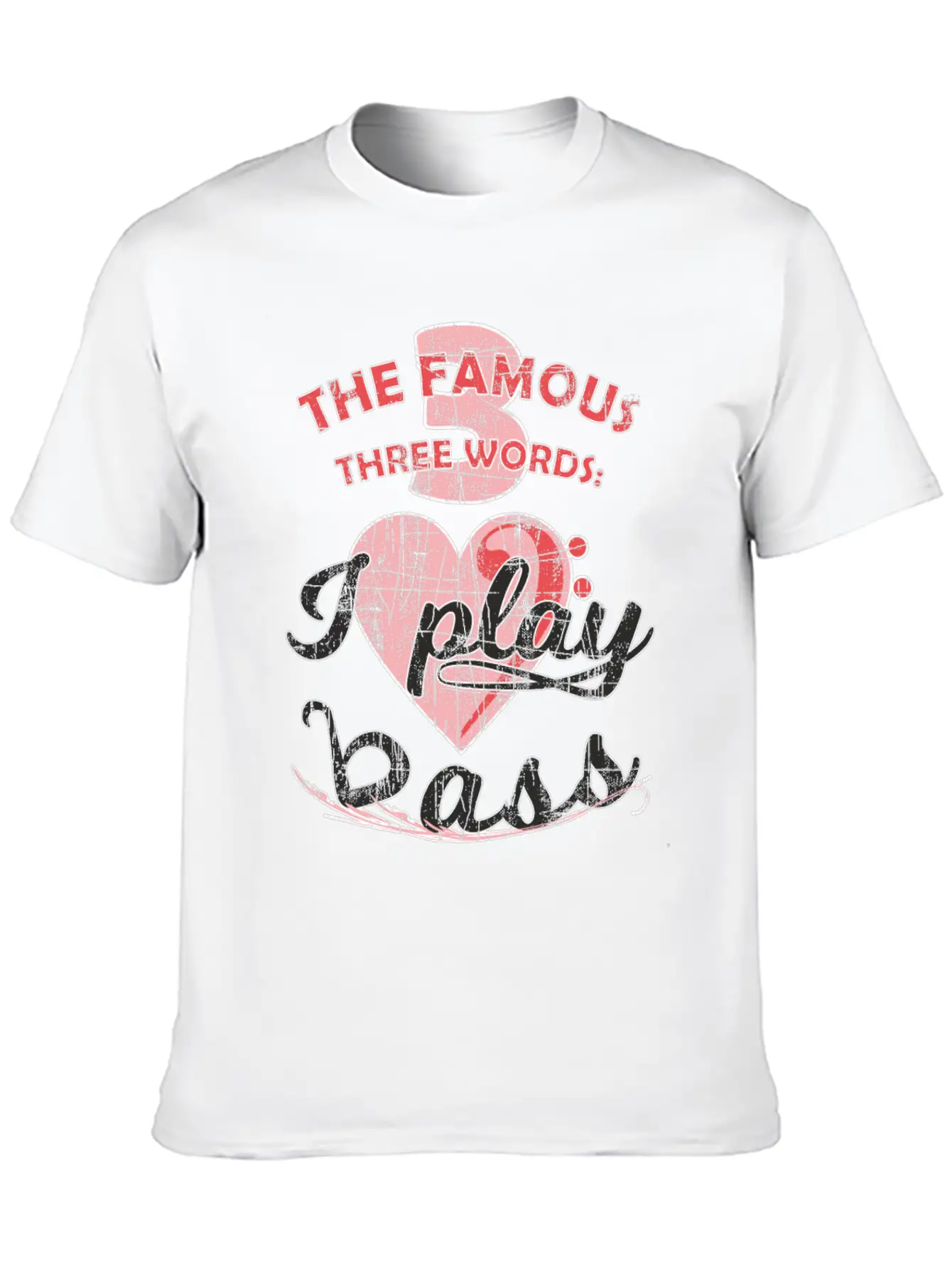Funny Famous Electric Bass Guitar Love Playing Unisex Casual T-Shirt – Clean Design For Daily Comfort