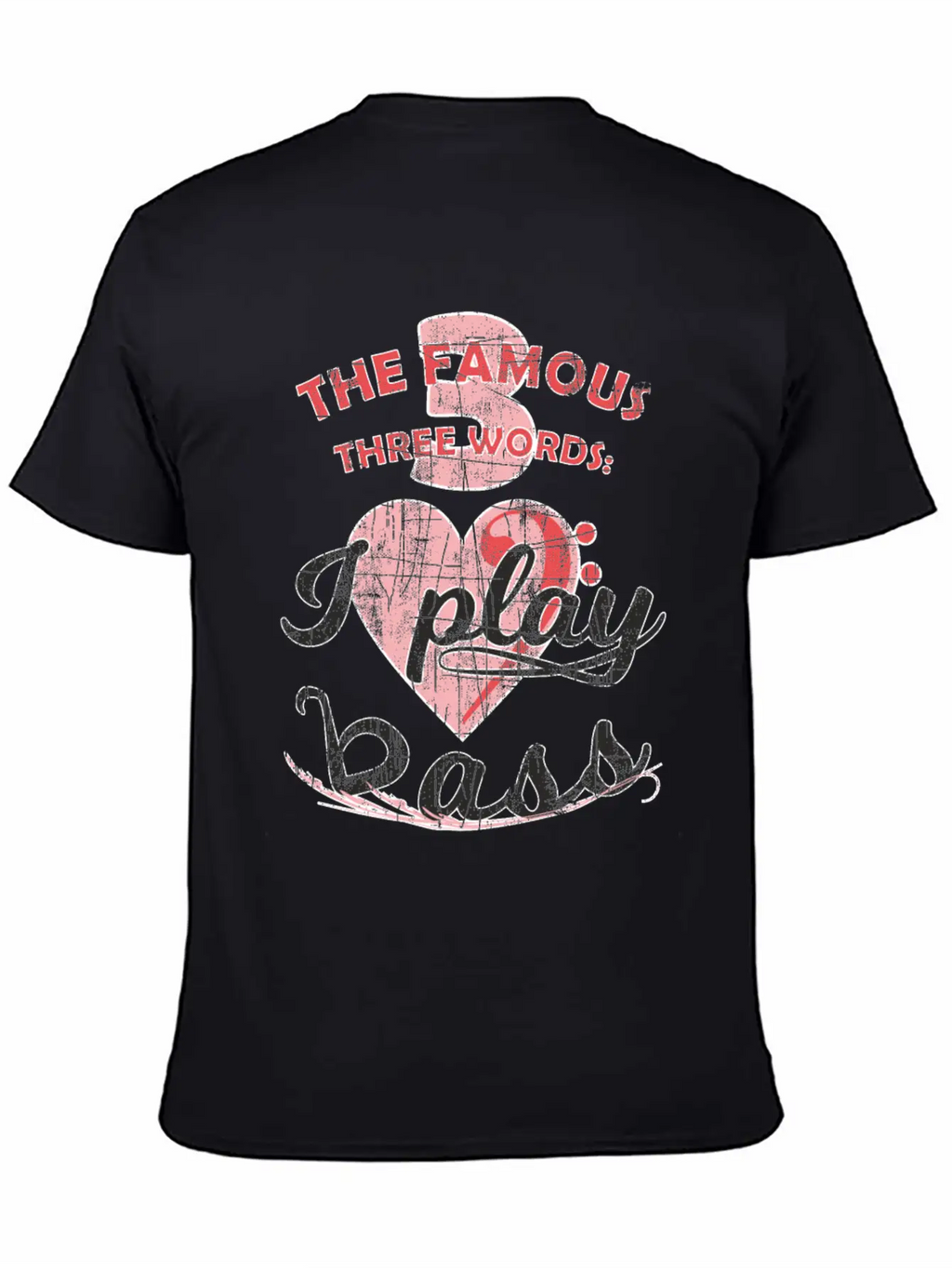 Funny Famous Electric Bass Guitar Love Playing Unisex Casual T-Shirt – Clean Design For Daily Comfort