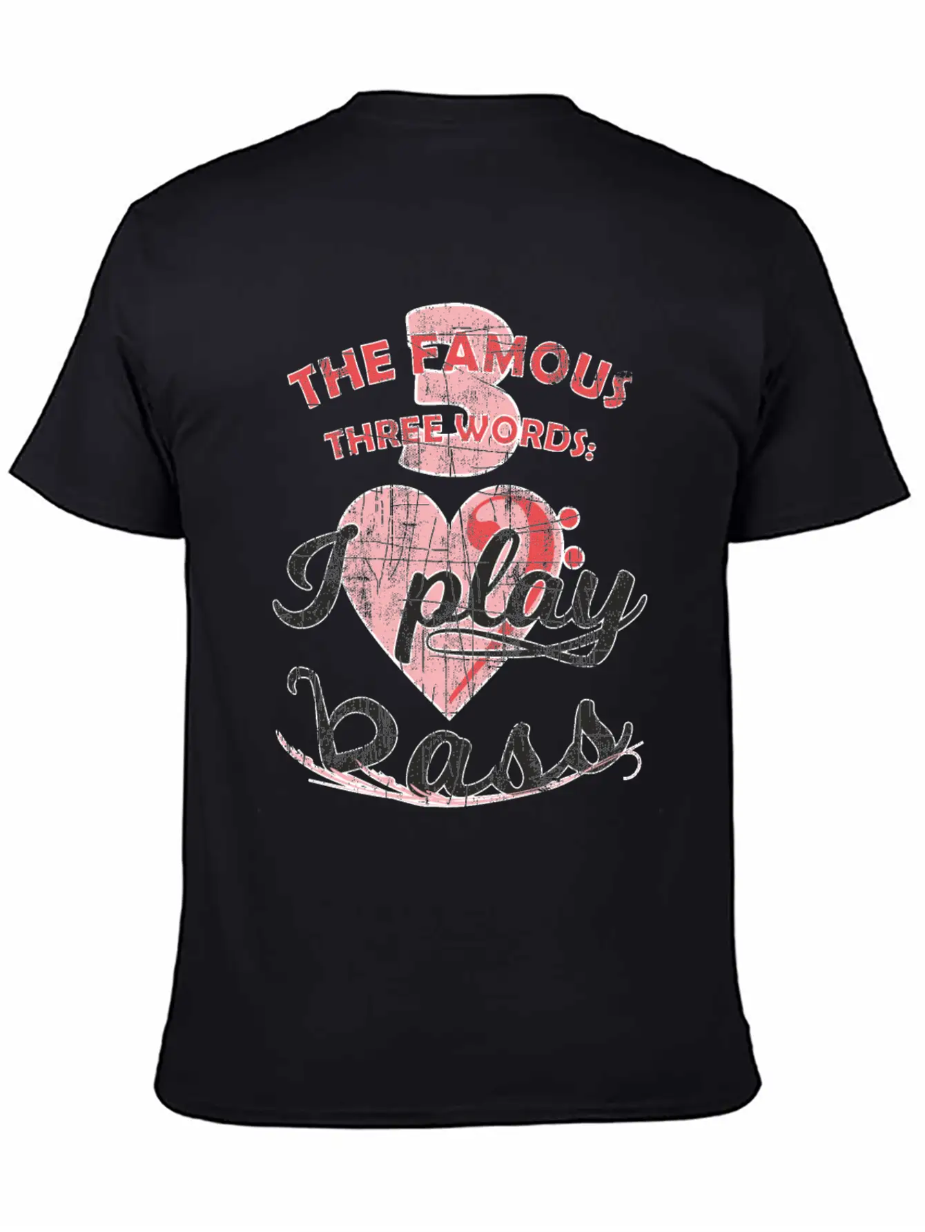 Funny Famous Electric Bass Guitar Love Playing Unisex Casual T-Shirt – Clean Design For Daily Comfort