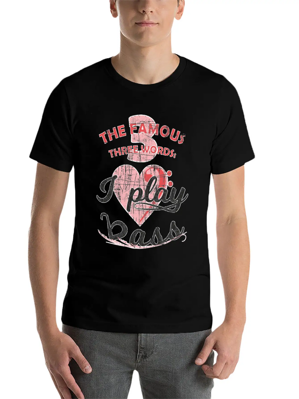 Funny Famous Electric Bass Guitar Love Playing Unisex Casual T-Shirt – Clean Design For Daily Comfort