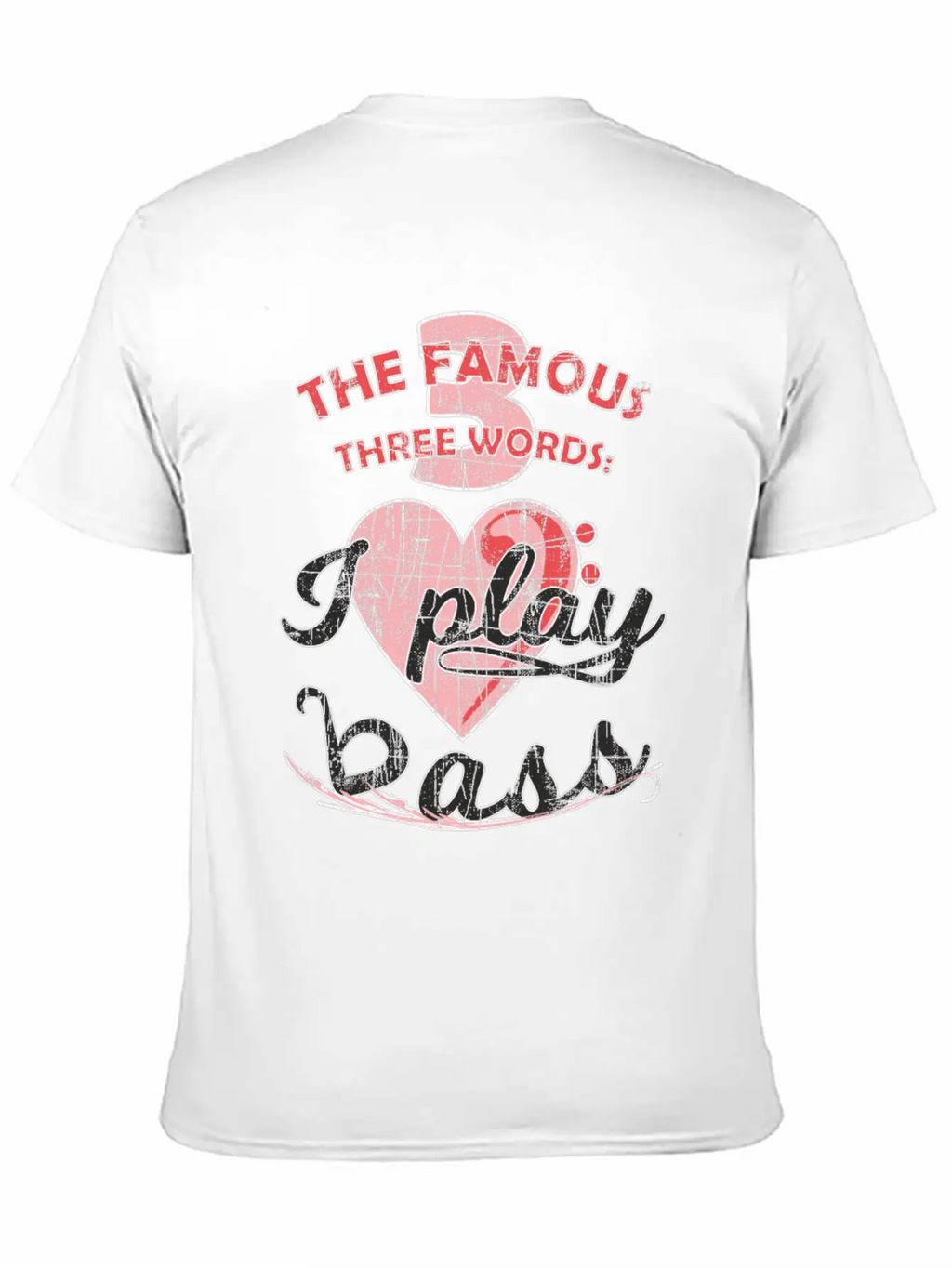 Funny Famous Electric Bass Guitar Love Playing Unisex Casual T-Shirt – Clean Design For Daily Comfort