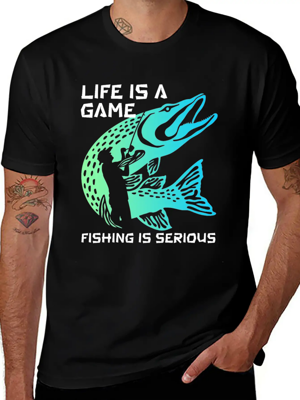 Funny Fishing Fisherman Unisex Casual T-Shirt – Clean Design For Daily Comfort