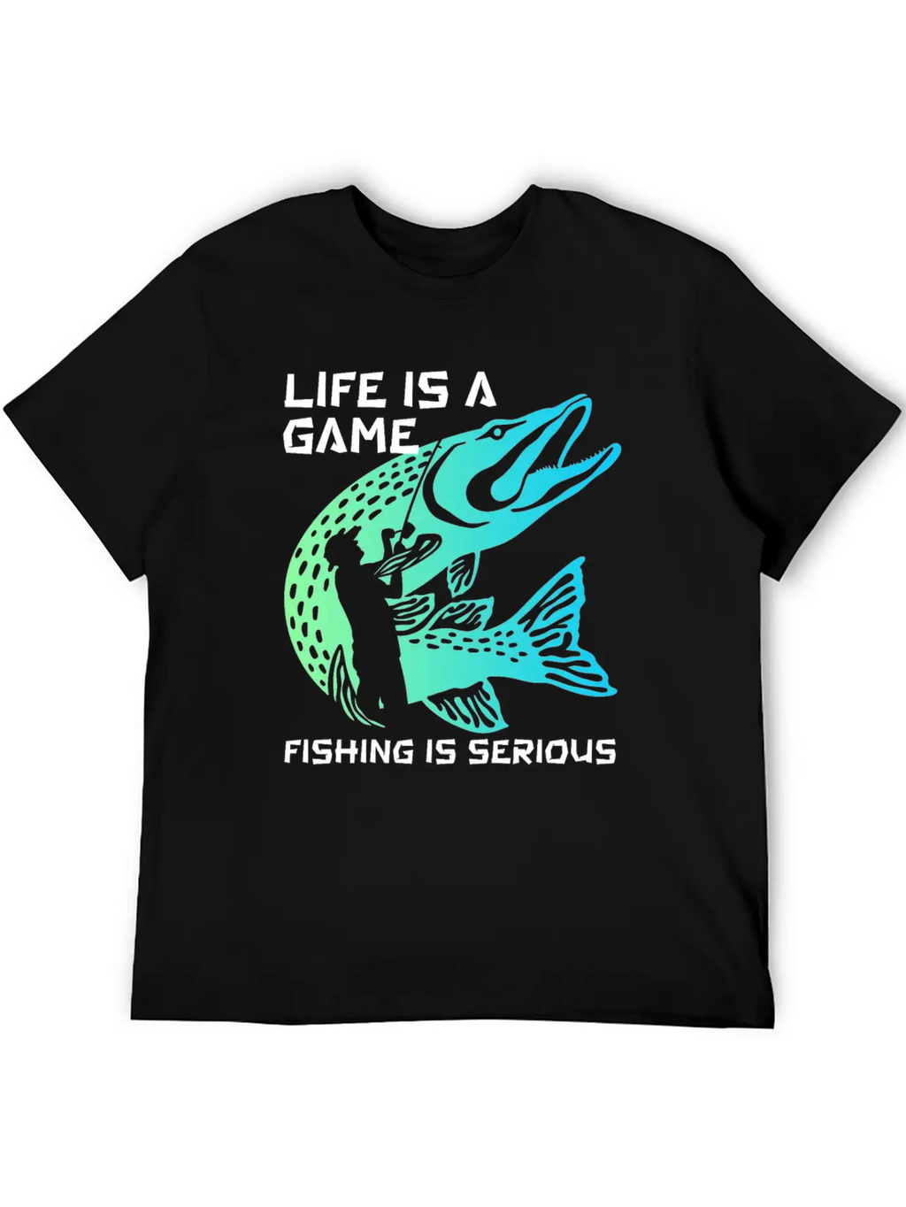 Funny Fishing Fisherman Unisex Casual T-Shirt – Clean Design For Daily Comfort