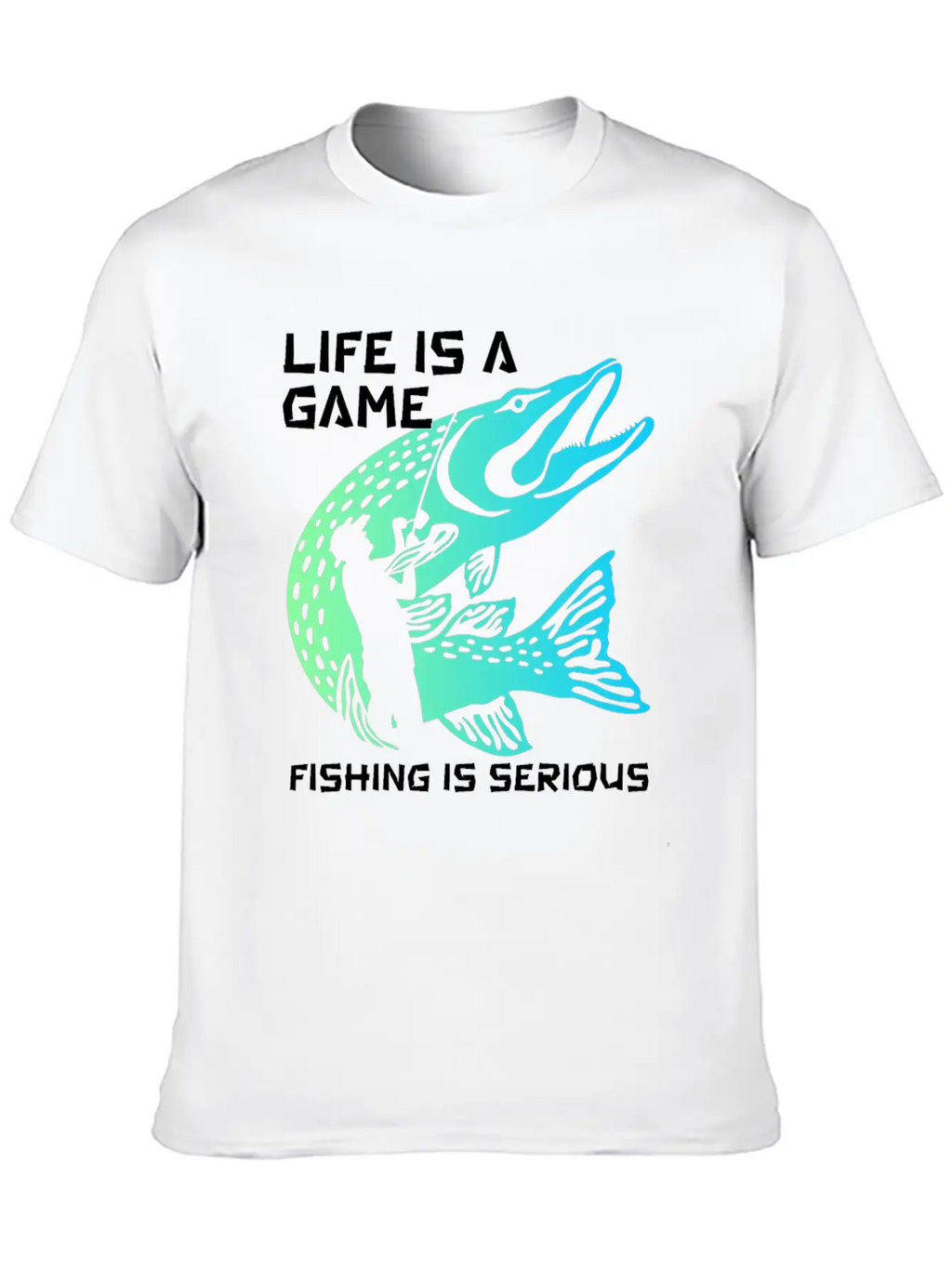 Funny Fishing Fisherman Unisex Casual T-Shirt – Clean Design For Daily Comfort