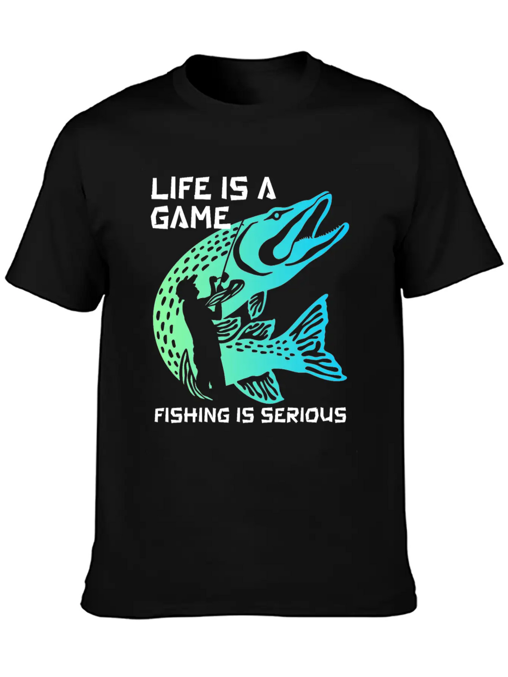 Funny Fishing Fisherman Unisex Casual T-Shirt – Clean Design For Daily Comfort