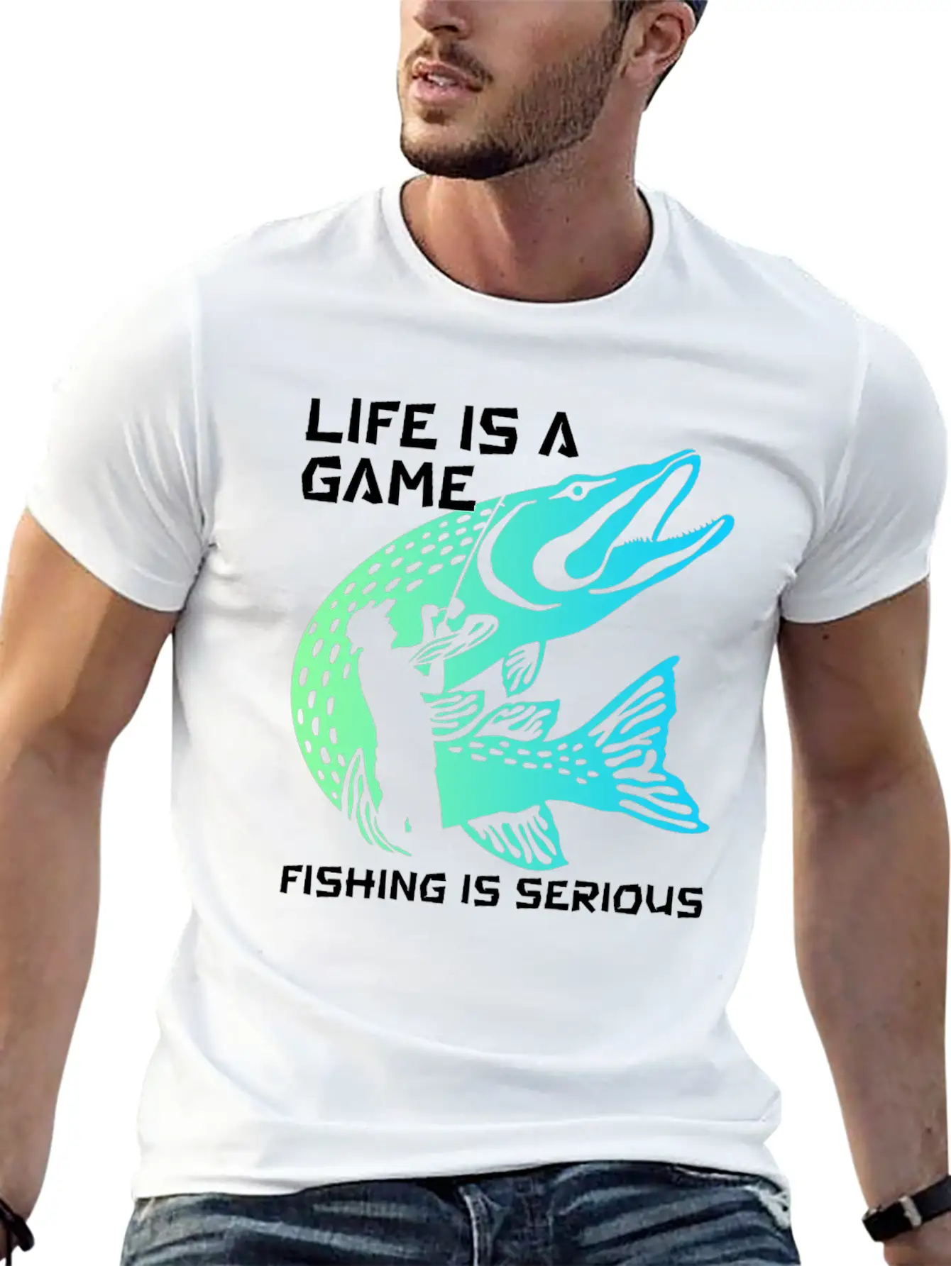 Funny Fishing Fisherman Unisex Casual T-Shirt – Clean Design For Daily Comfort