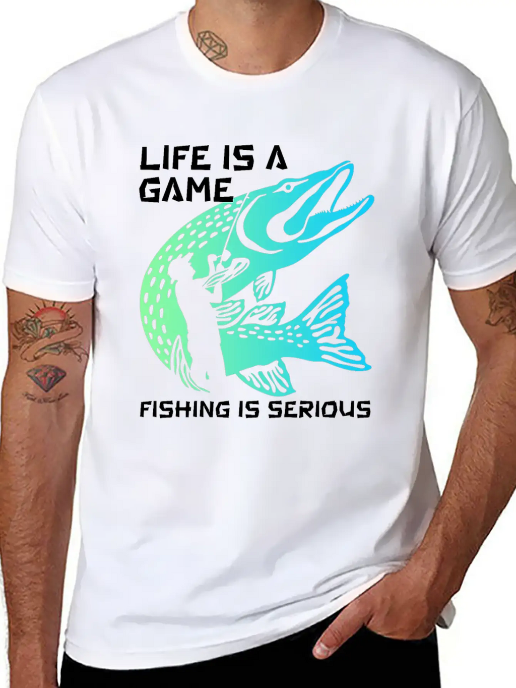 Funny Fishing Fisherman Unisex Casual T-Shirt – Clean Design For Daily Comfort