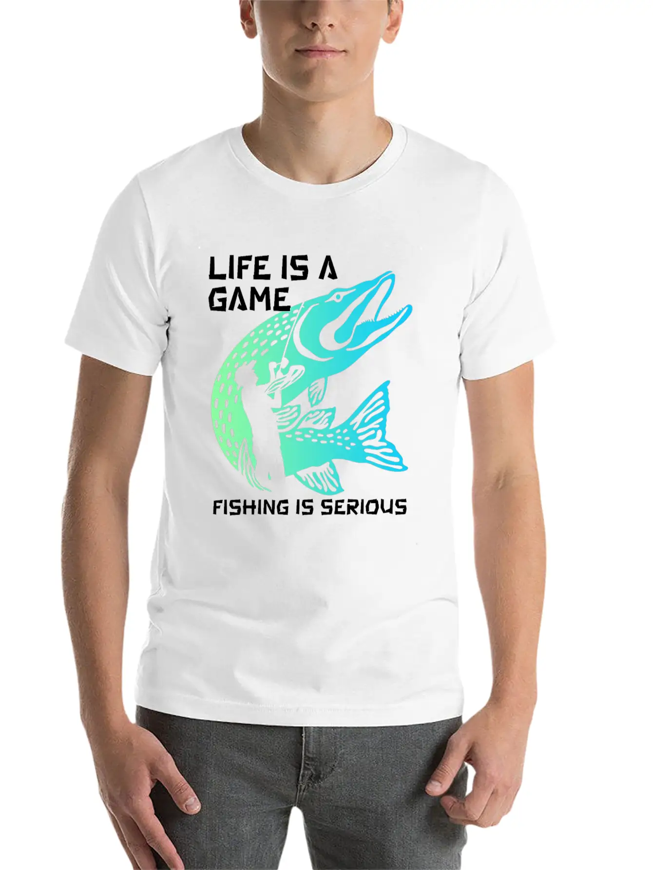 Funny Fishing Fisherman Unisex Casual T-Shirt – Clean Design For Daily Comfort