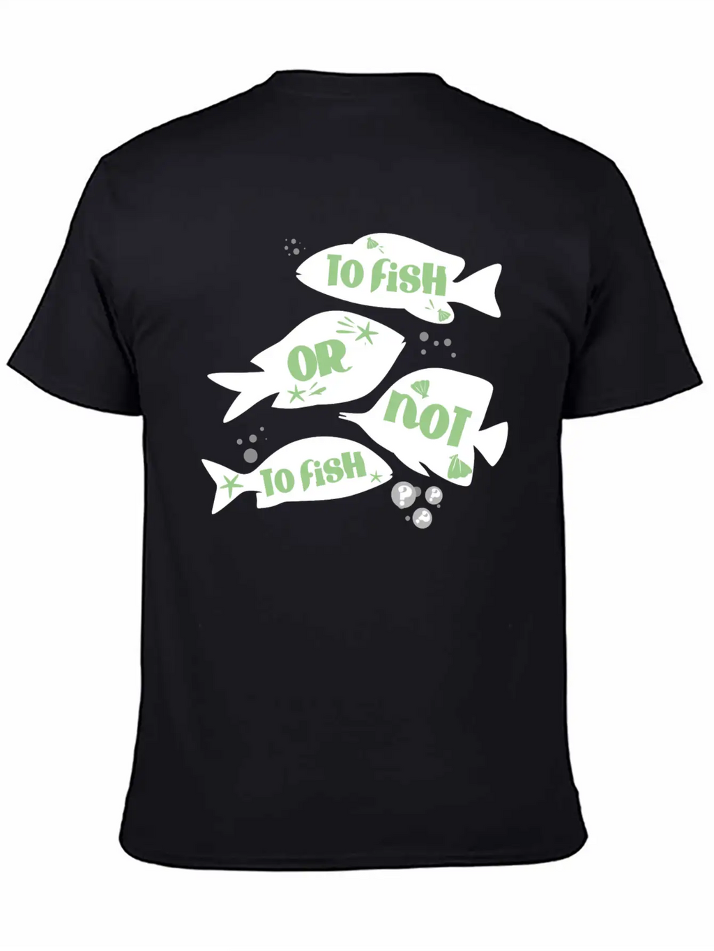 Funny Fishing To Fish Or Not To Fish Quote Unisex Casual T-Shirt – Clean Design For Daily Comfort