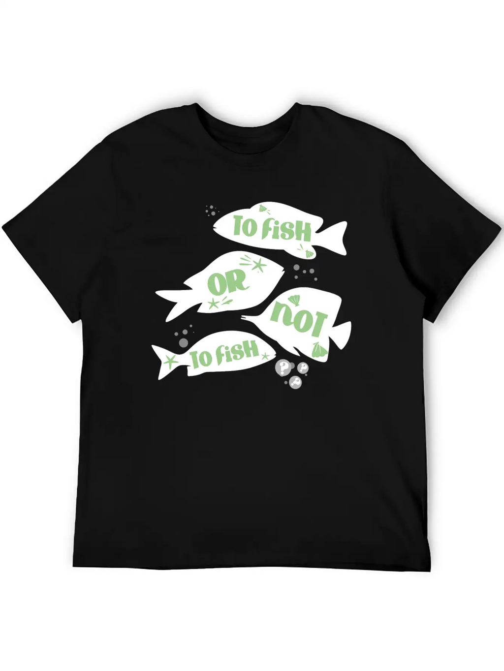 Funny Fishing To Fish Or Not To Fish Quote Unisex Casual T-Shirt – Clean Design For Daily Comfort