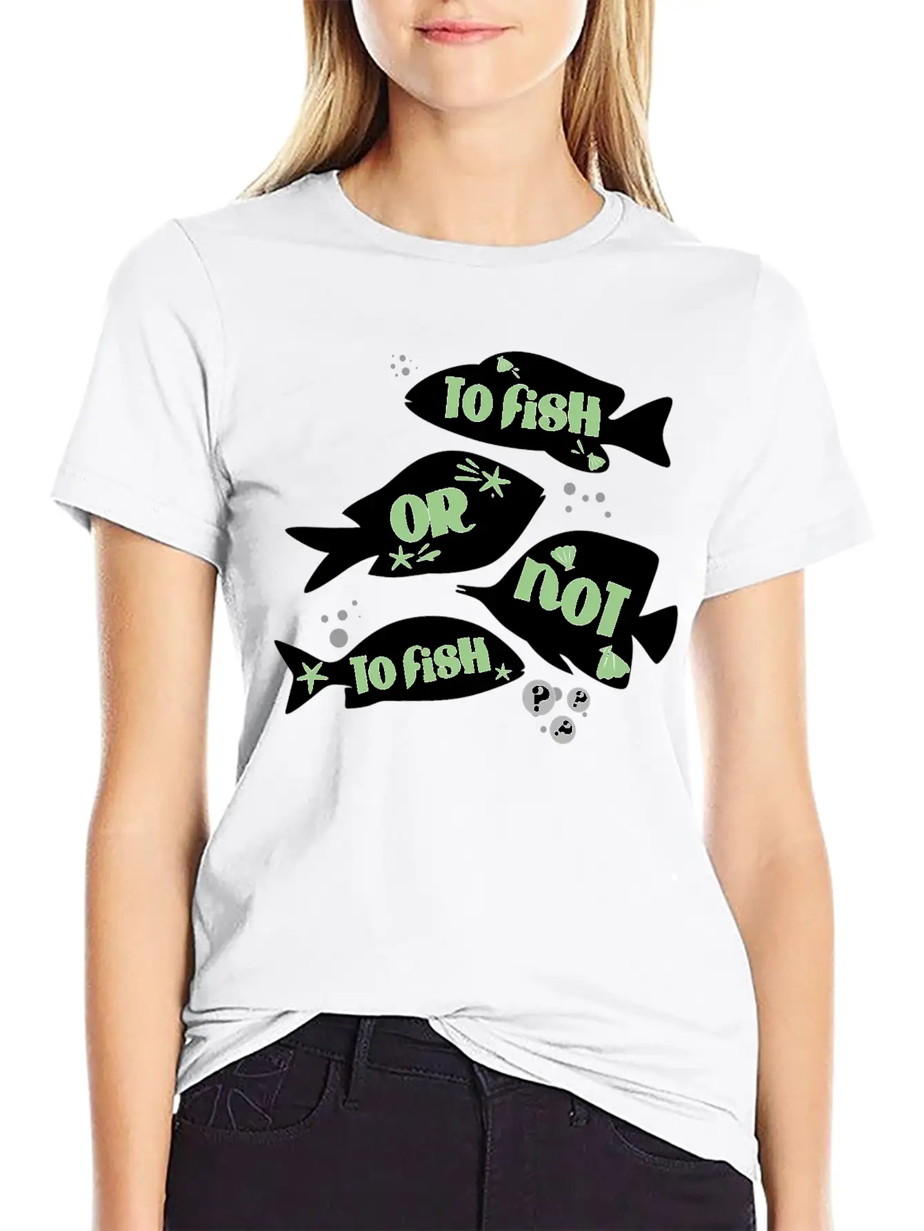 Funny Fishing To Fish Or Not To Fish Quote Unisex Casual T-Shirt – Clean Design For Daily Comfort